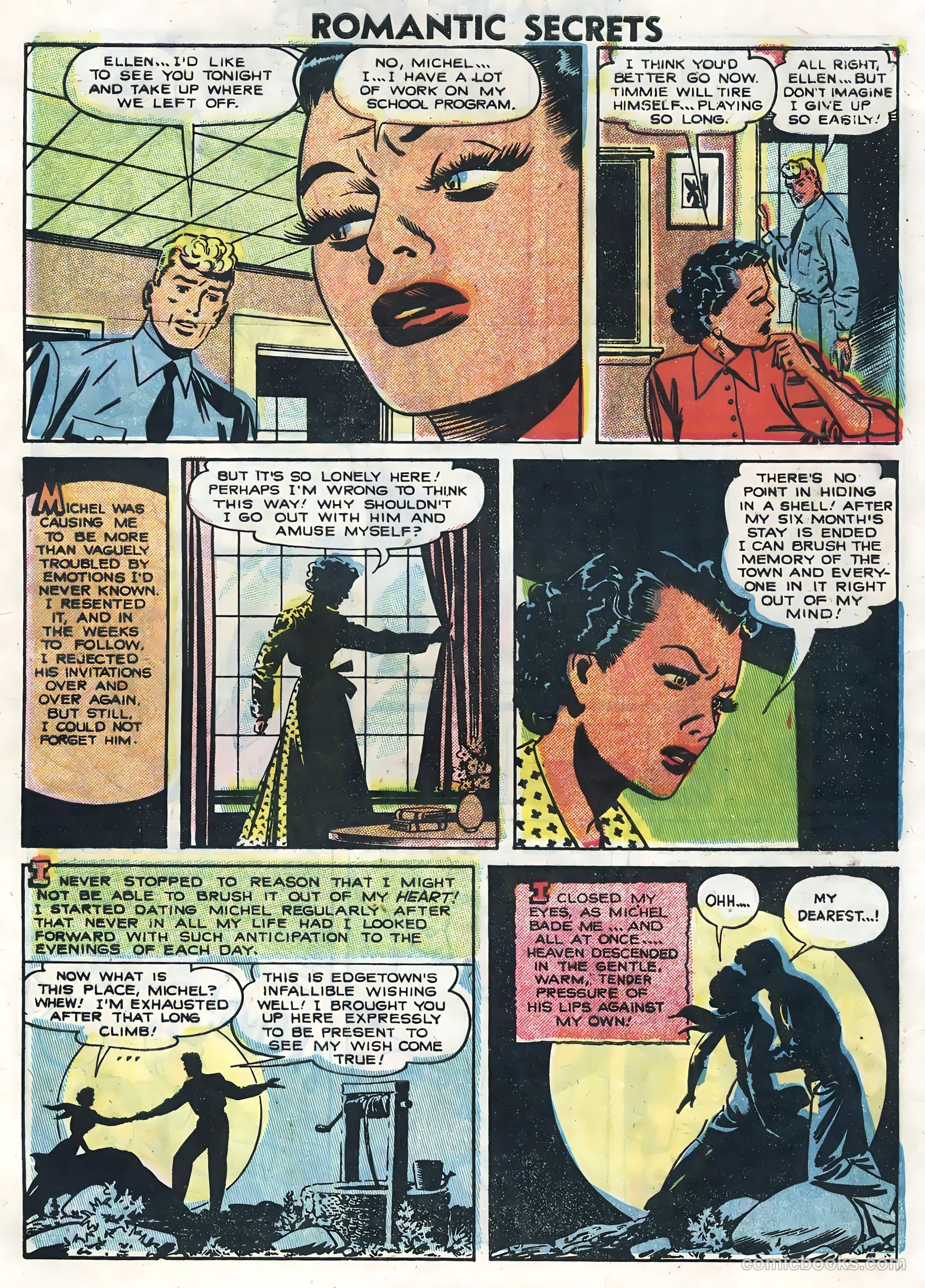 Romantic Secrets #5 (1955) — page 8 of 36