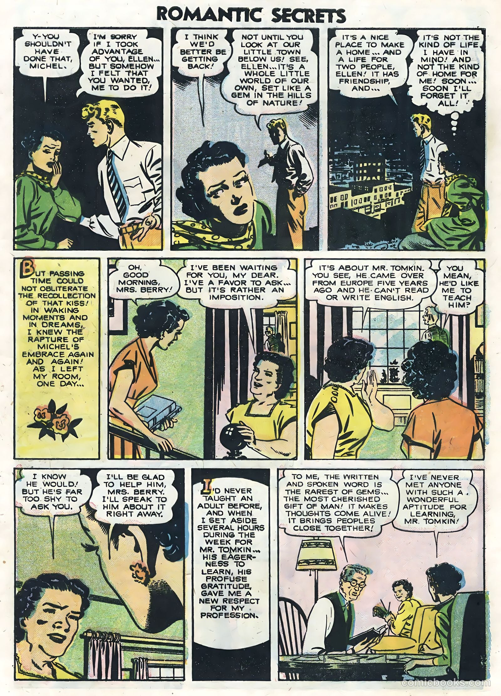 Romantic Secrets #5 (1955) — page 9 of 36
