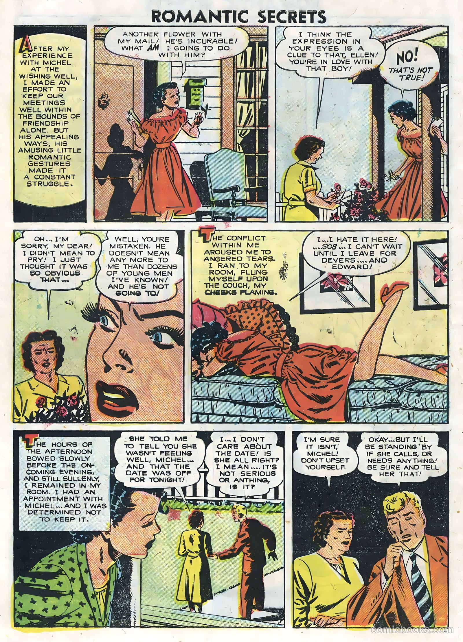 Romantic Secrets #5 (1955) — page 10 of 36