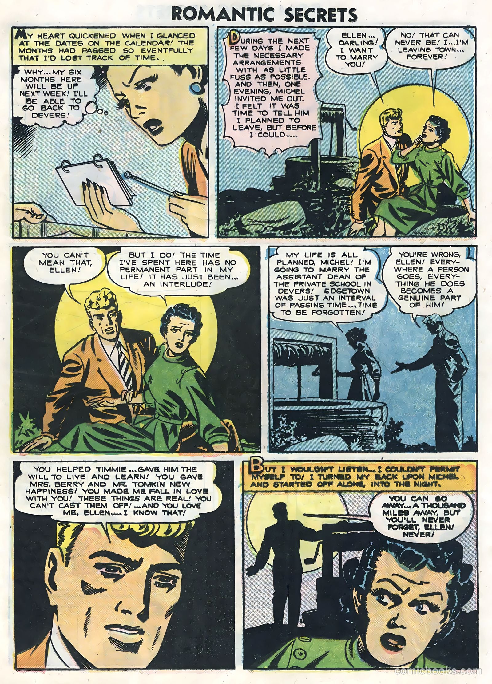 Romantic Secrets #5 (1955) — page 12 of 36