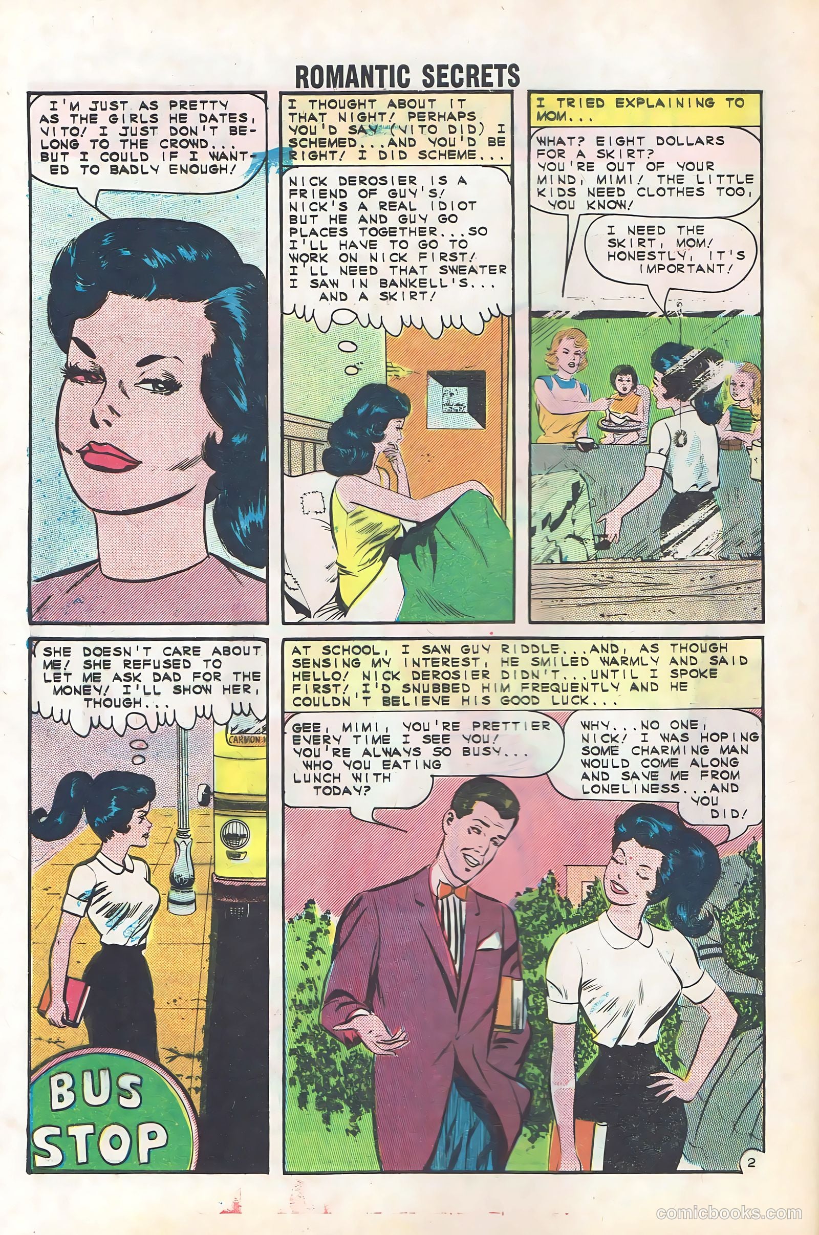 Romantic Secrets #50 (1964) — page 4 of 36