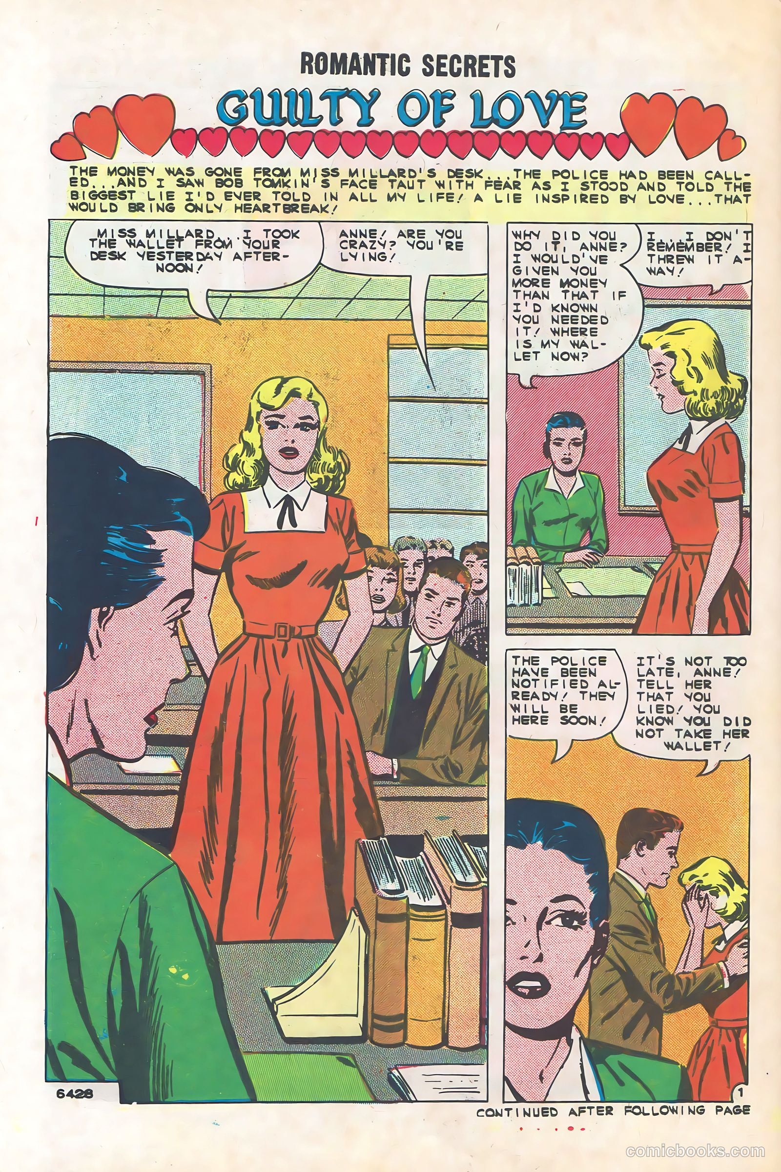 Romantic Secrets #50 (1964) — page 30 of 36