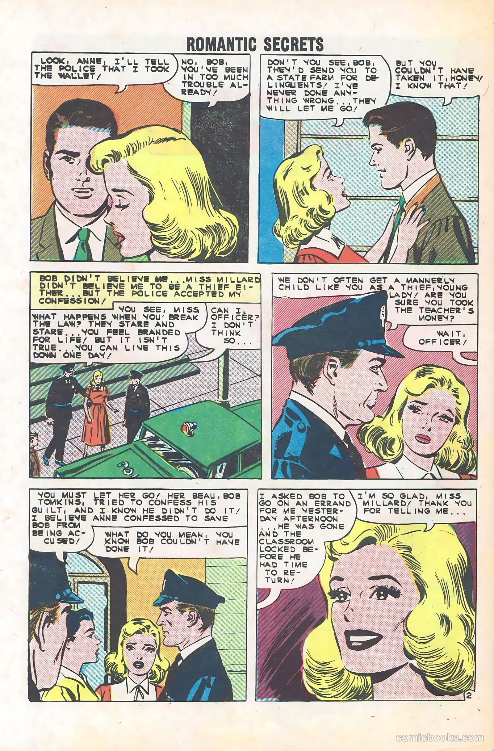 Romantic Secrets #50 (1964) — page 32 of 36