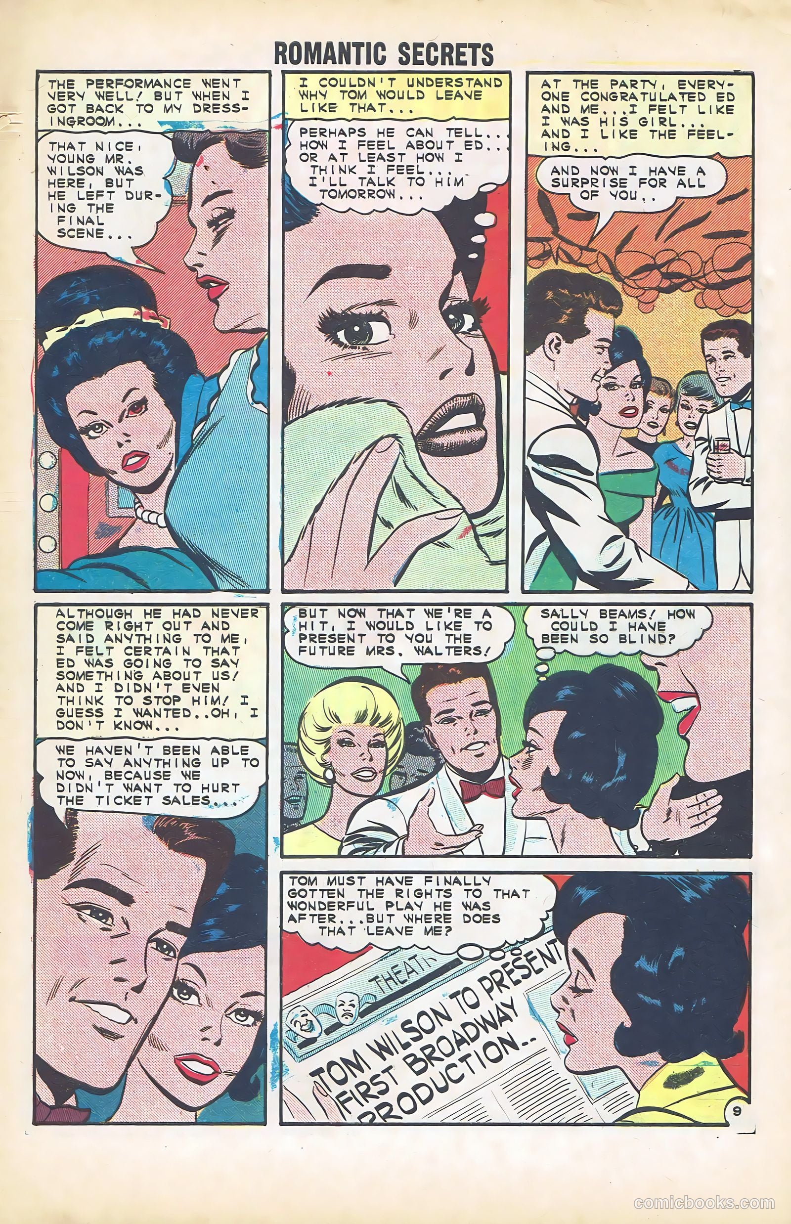 Romantic Secrets #51 (1964) — page 32 of 36
