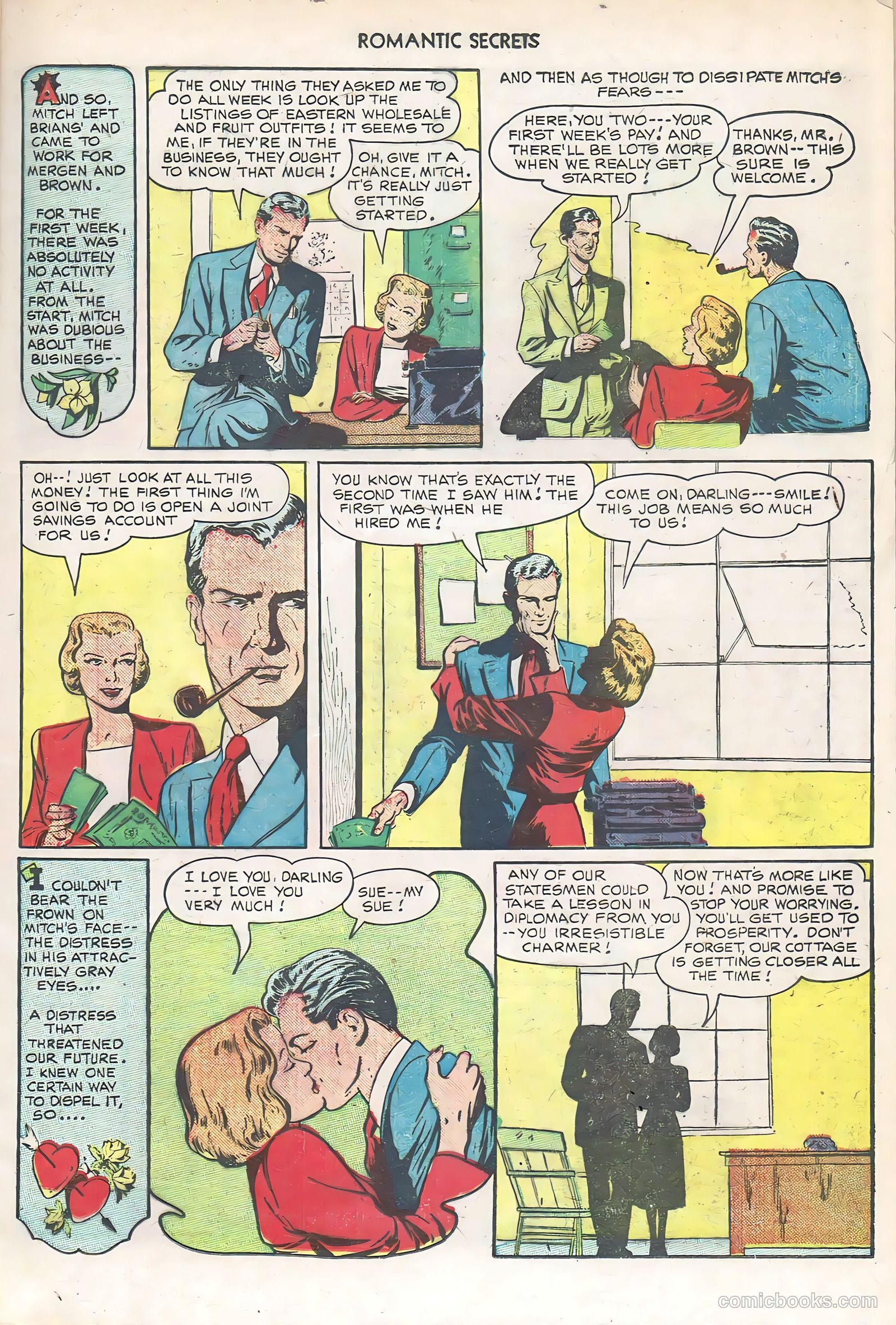 Romantic Secrets #6 (1950) — page 7 of 52