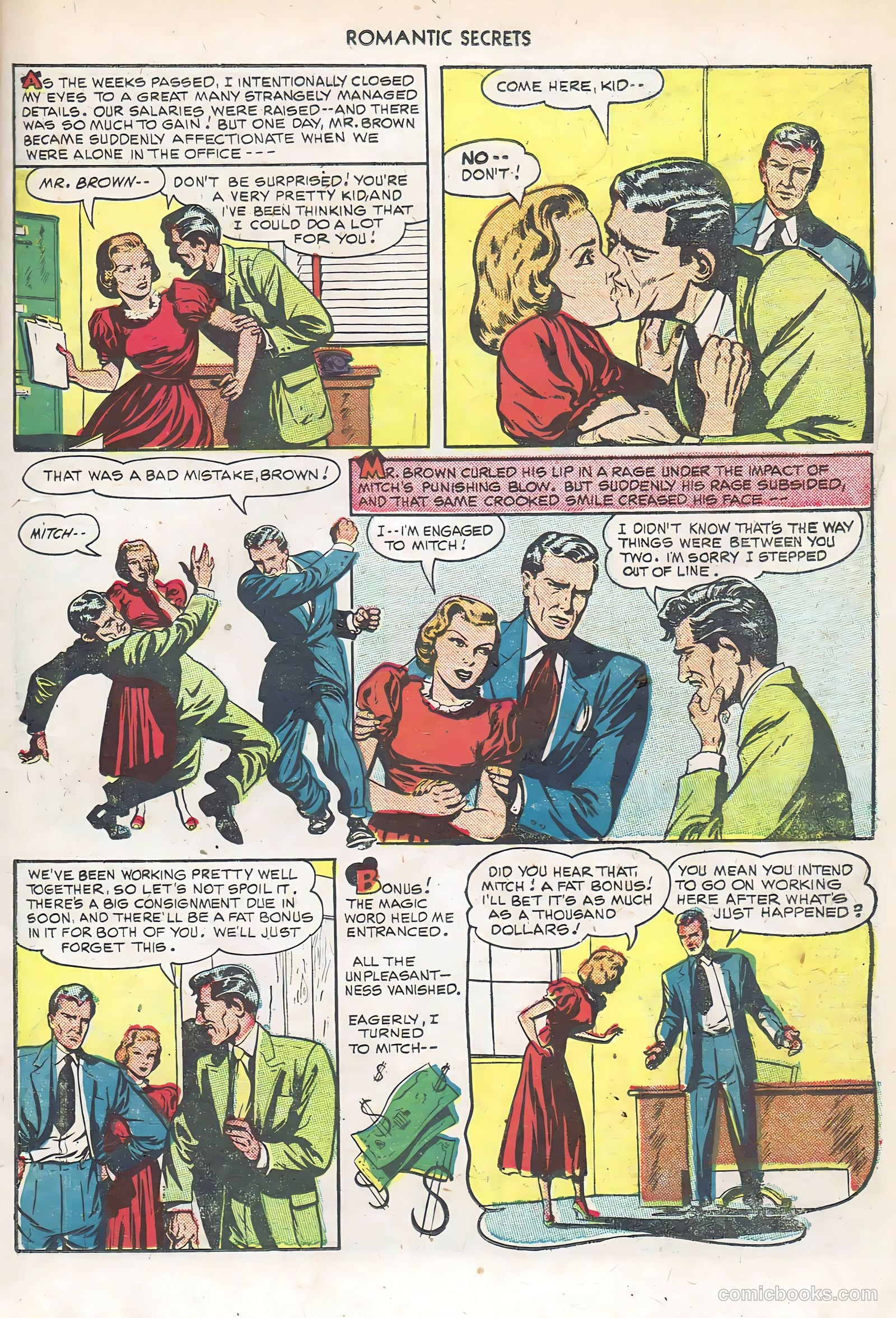 Romantic Secrets #6 (1950) — page 9 of 52