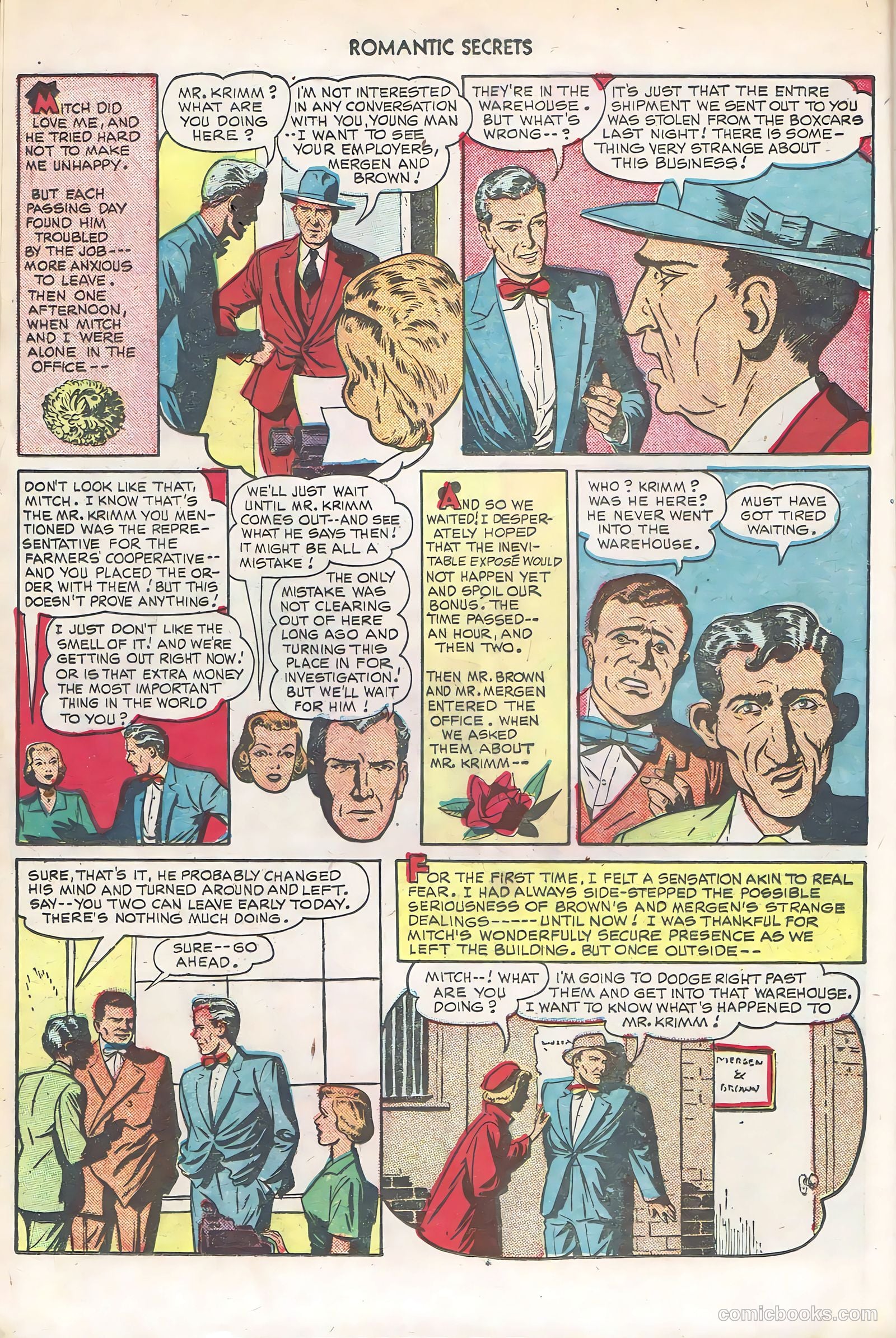 Romantic Secrets #6 (1950) — page 12 of 52