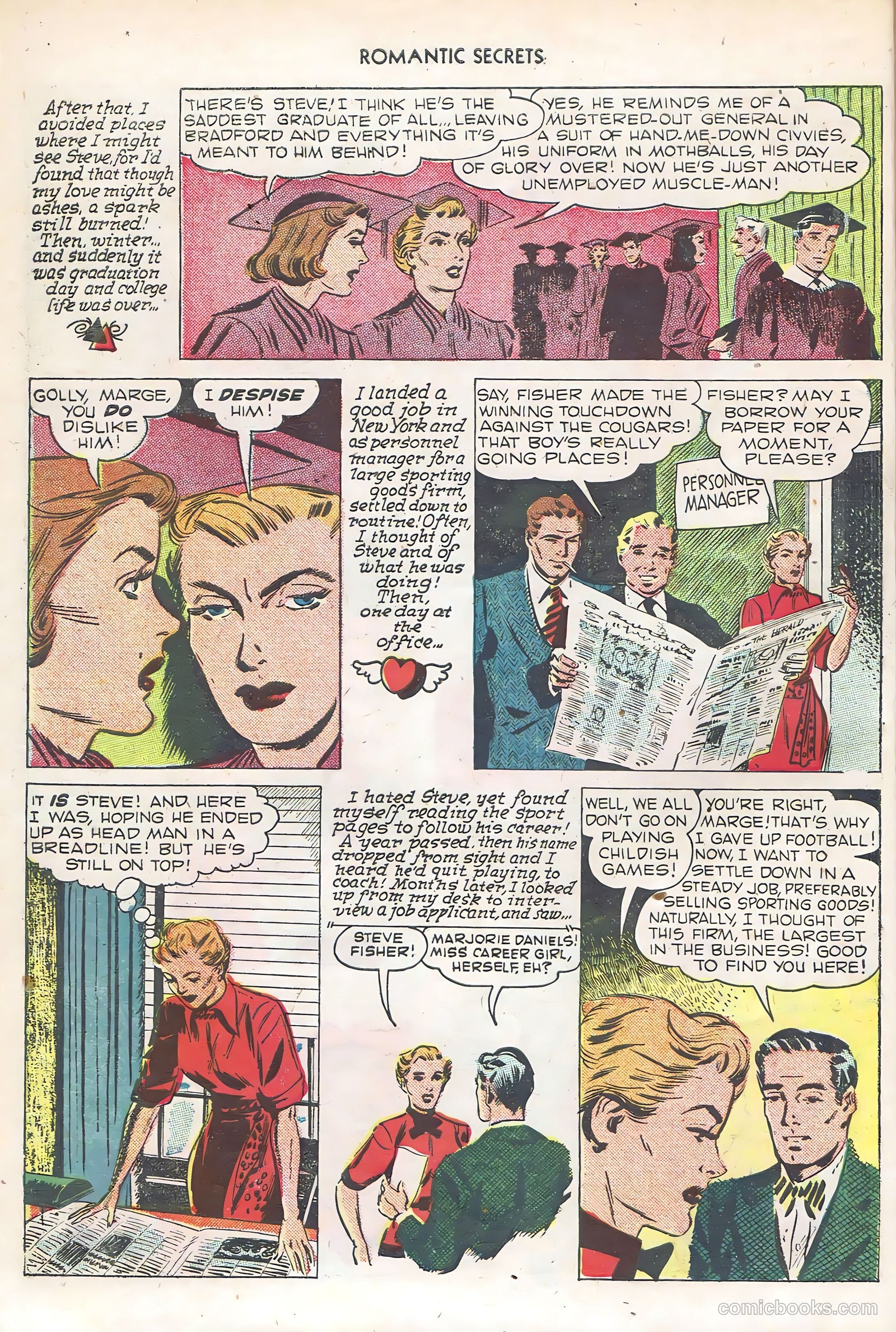 Romantic Secrets #6 (1950) — page 20 of 52