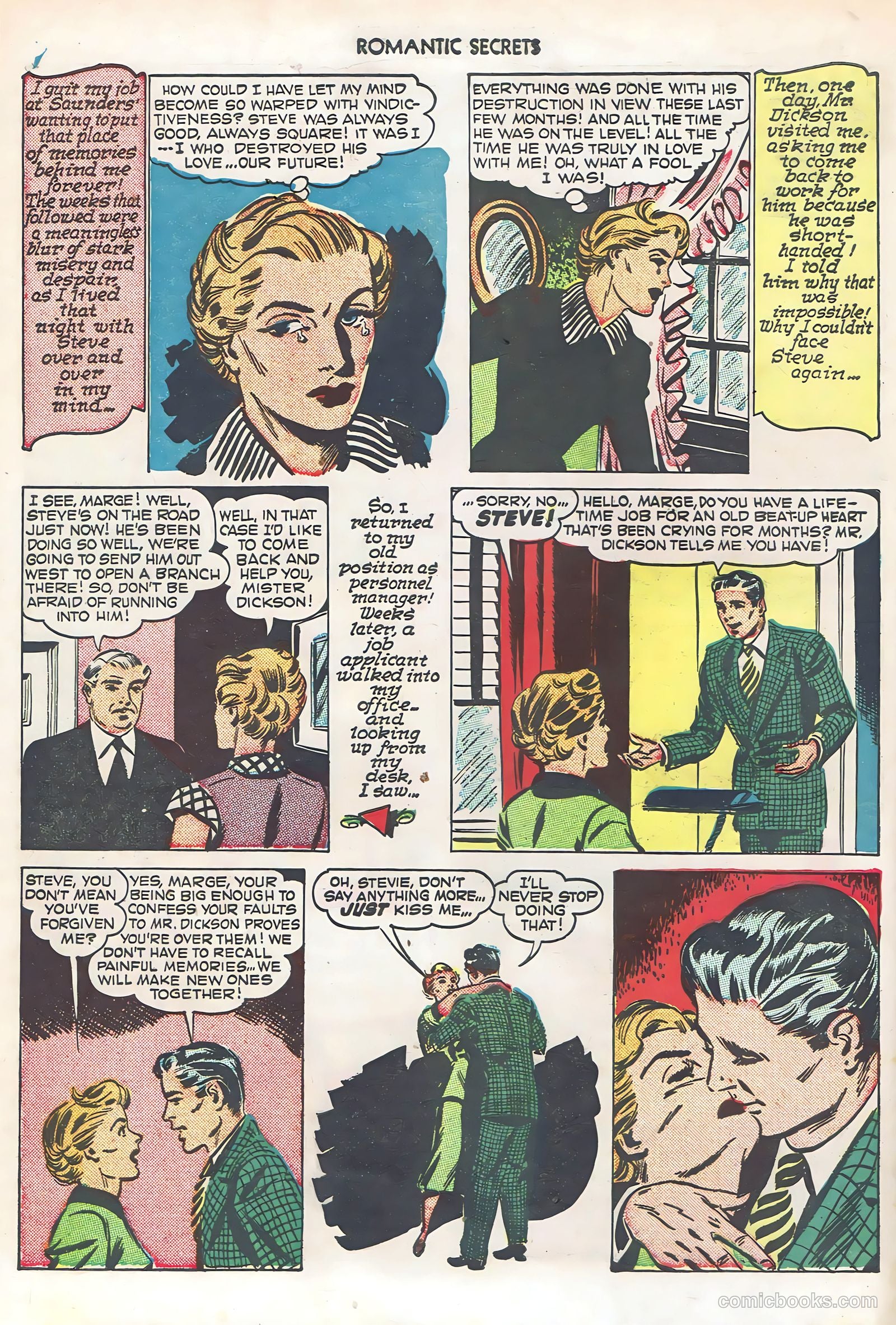 Romantic Secrets #6 (1950) — page 26 of 52