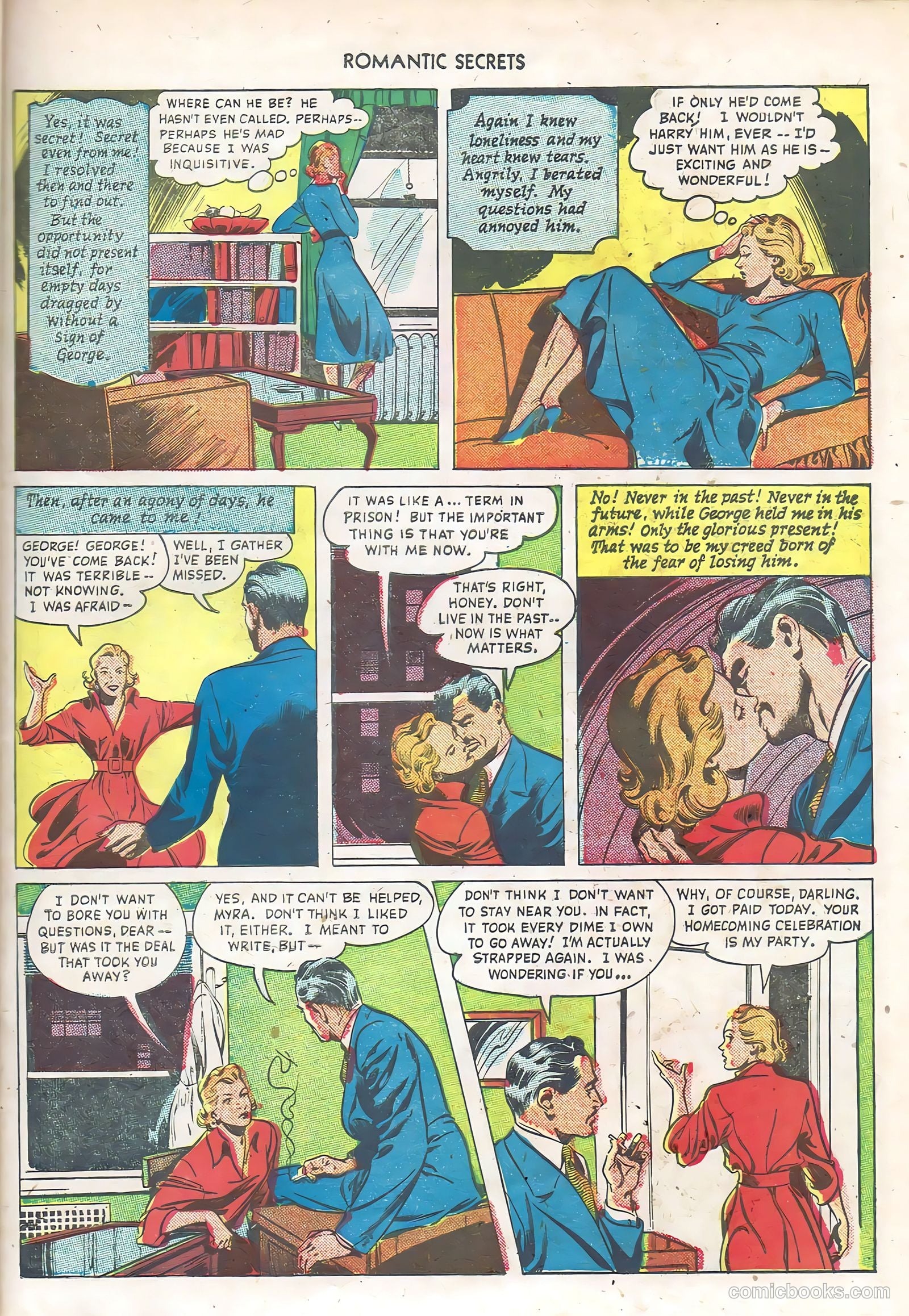 Romantic Secrets #6 (1950) — page 35 of 52