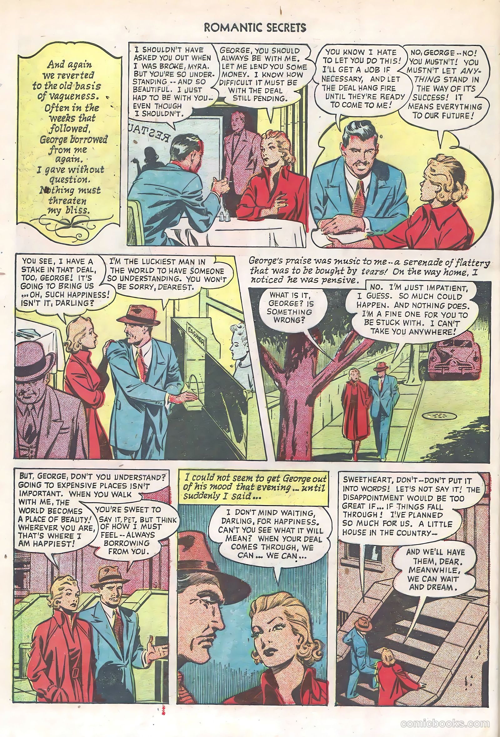 Romantic Secrets #6 (1950) — page 36 of 52