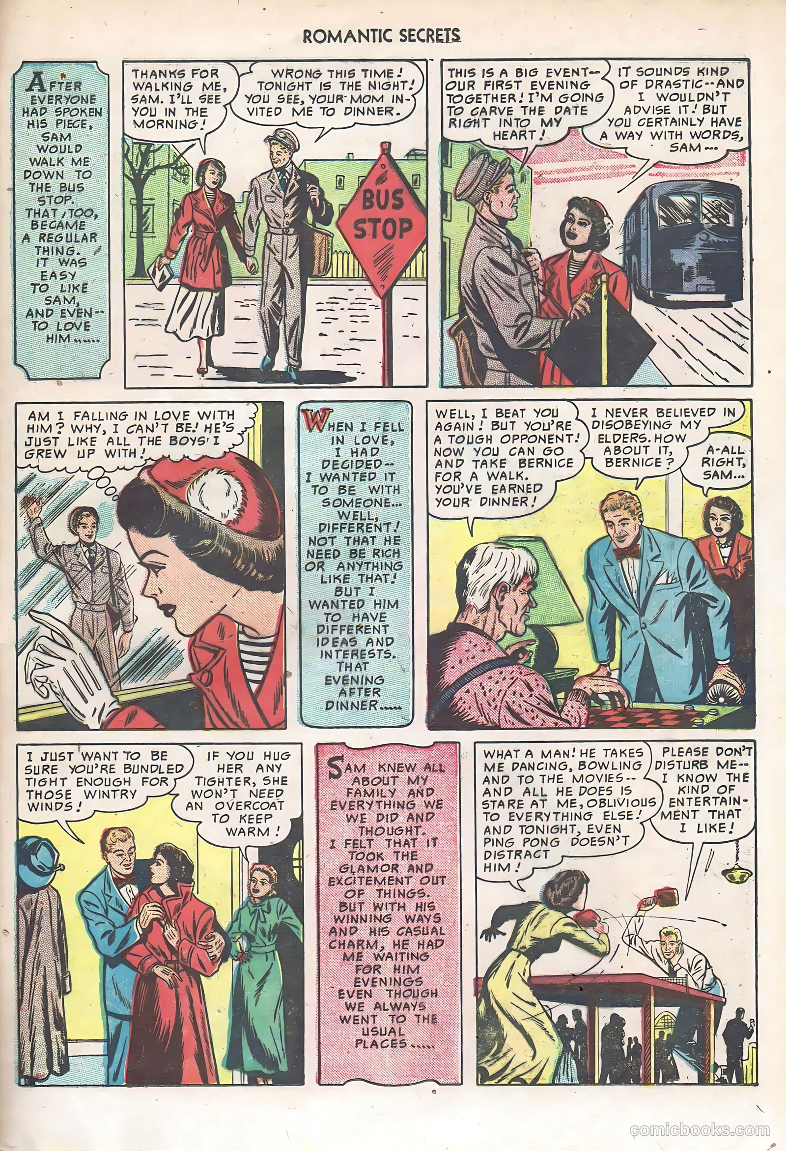 Romantic Secrets #6 (1950) — page 43 of 52