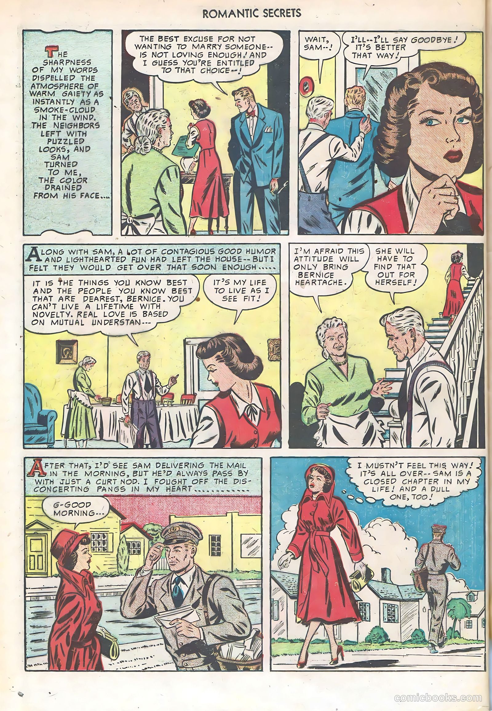Romantic Secrets #6 (1950) — page 46 of 52