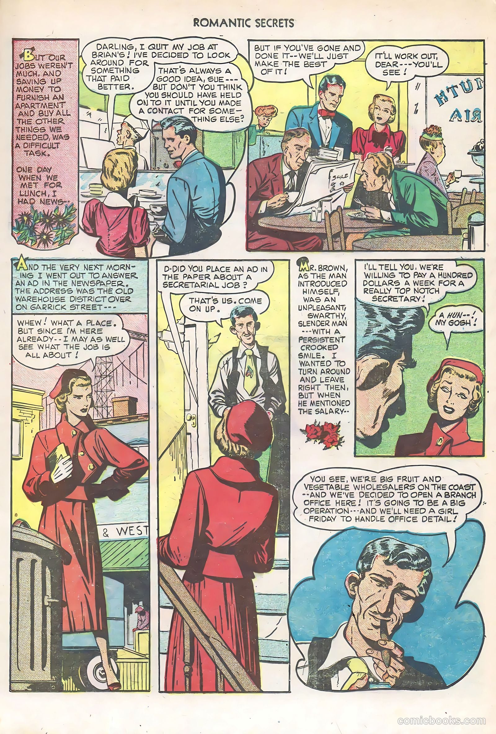 Romantic Secrets #6 (1956) — page 5 of 52