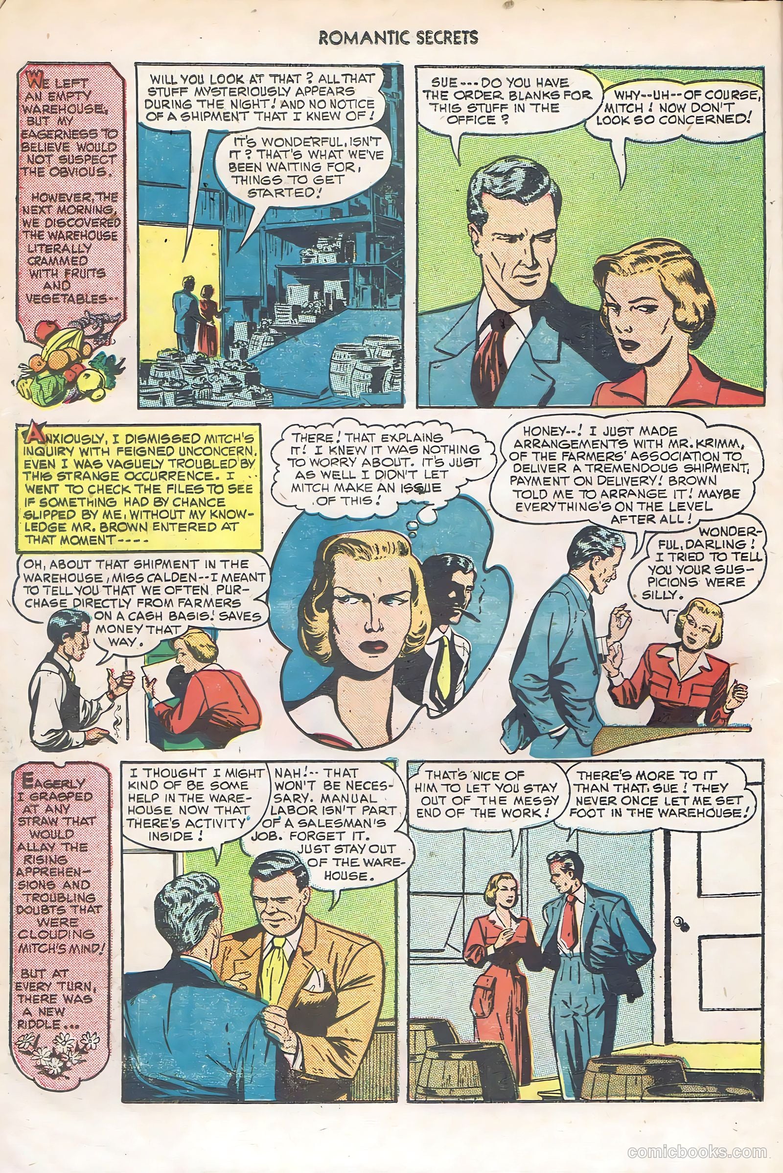 Romantic Secrets #6 (1956) — page 8 of 52