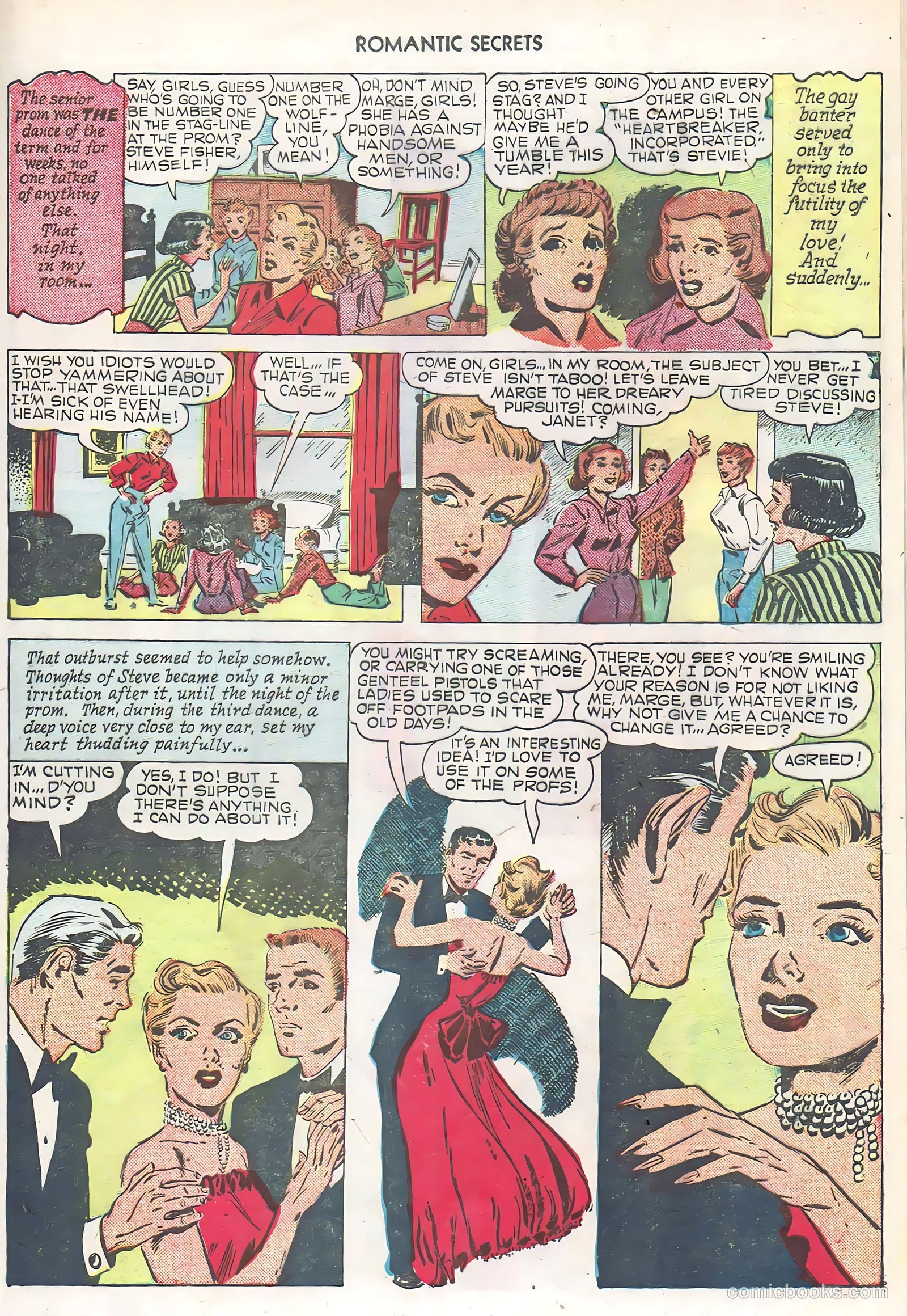 Romantic Secrets #6 (1956) — page 17 of 52