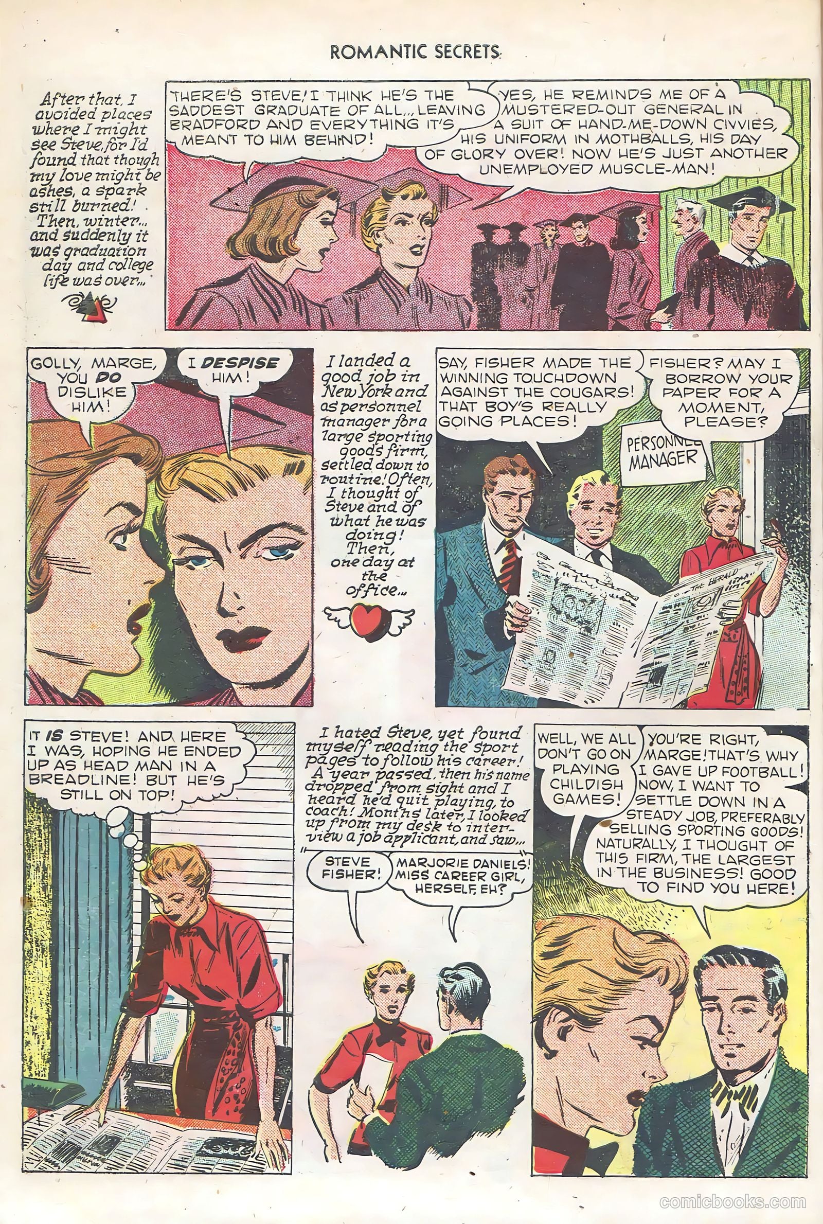 Romantic Secrets #6 (1956) — page 20 of 52
