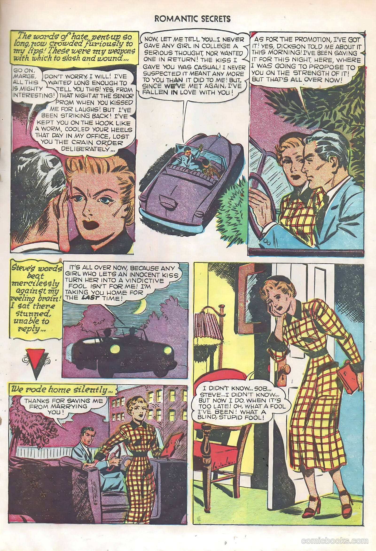 Romantic Secrets #6 (1956) — page 25 of 52