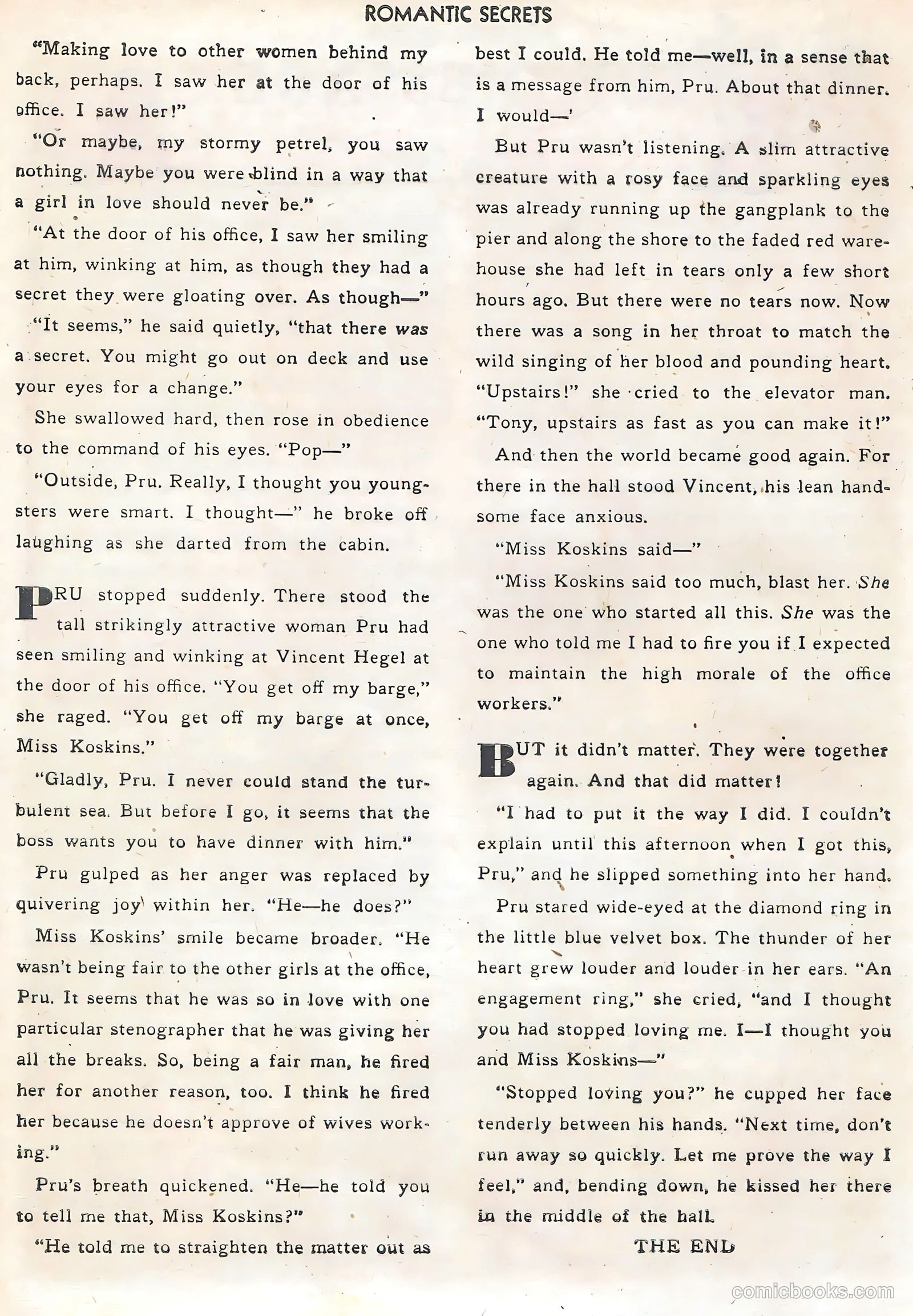 Romantic Secrets #6 (1956) — page 28 of 52