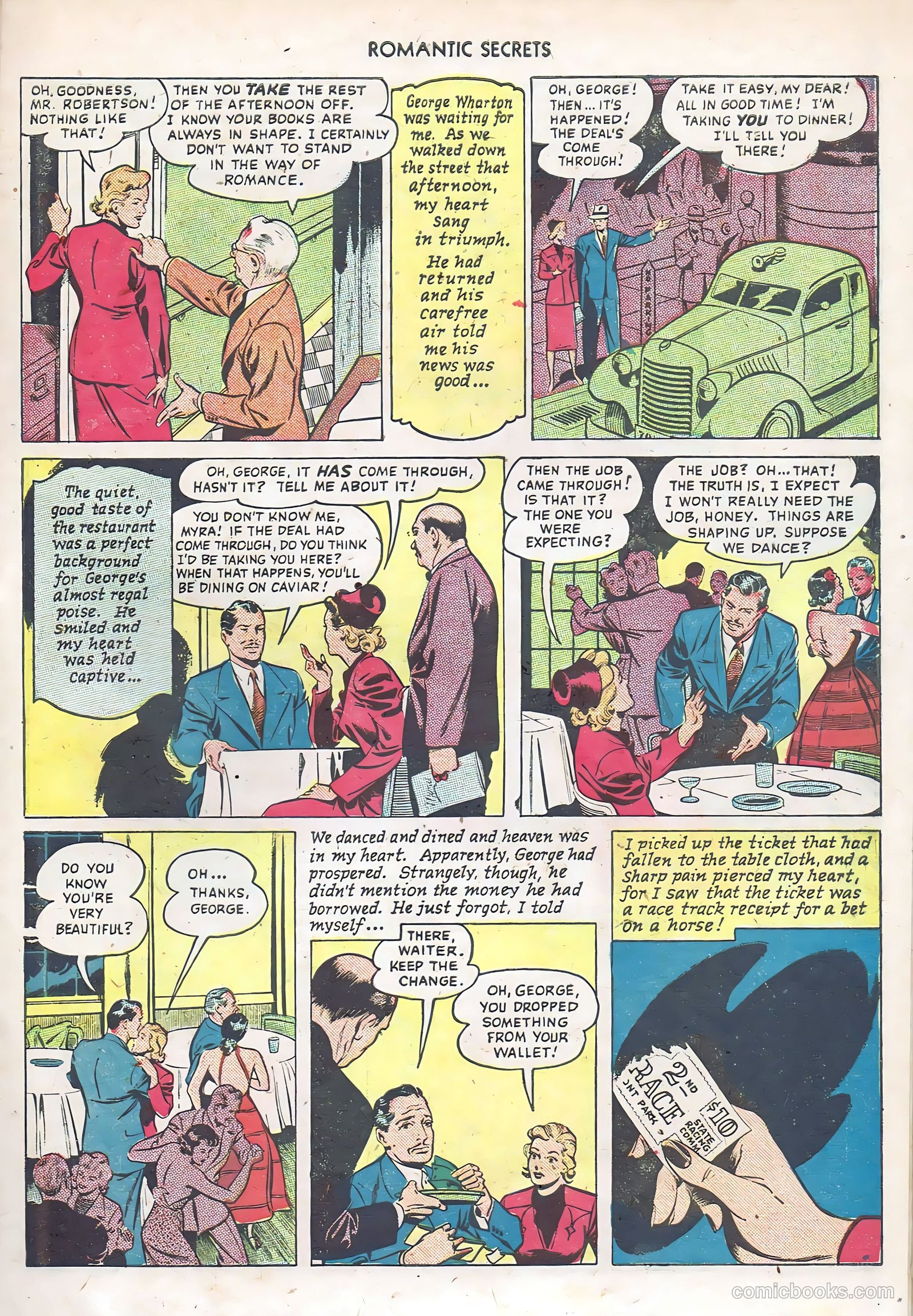 Romantic Secrets #6 (1956) — page 33 of 52