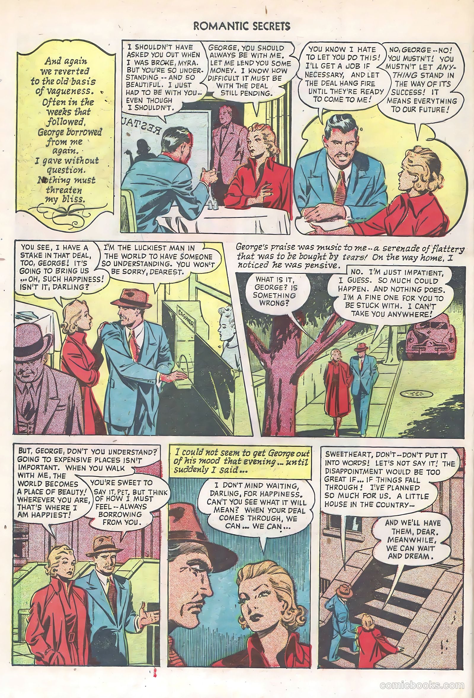Romantic Secrets #6 (1956) — page 36 of 52