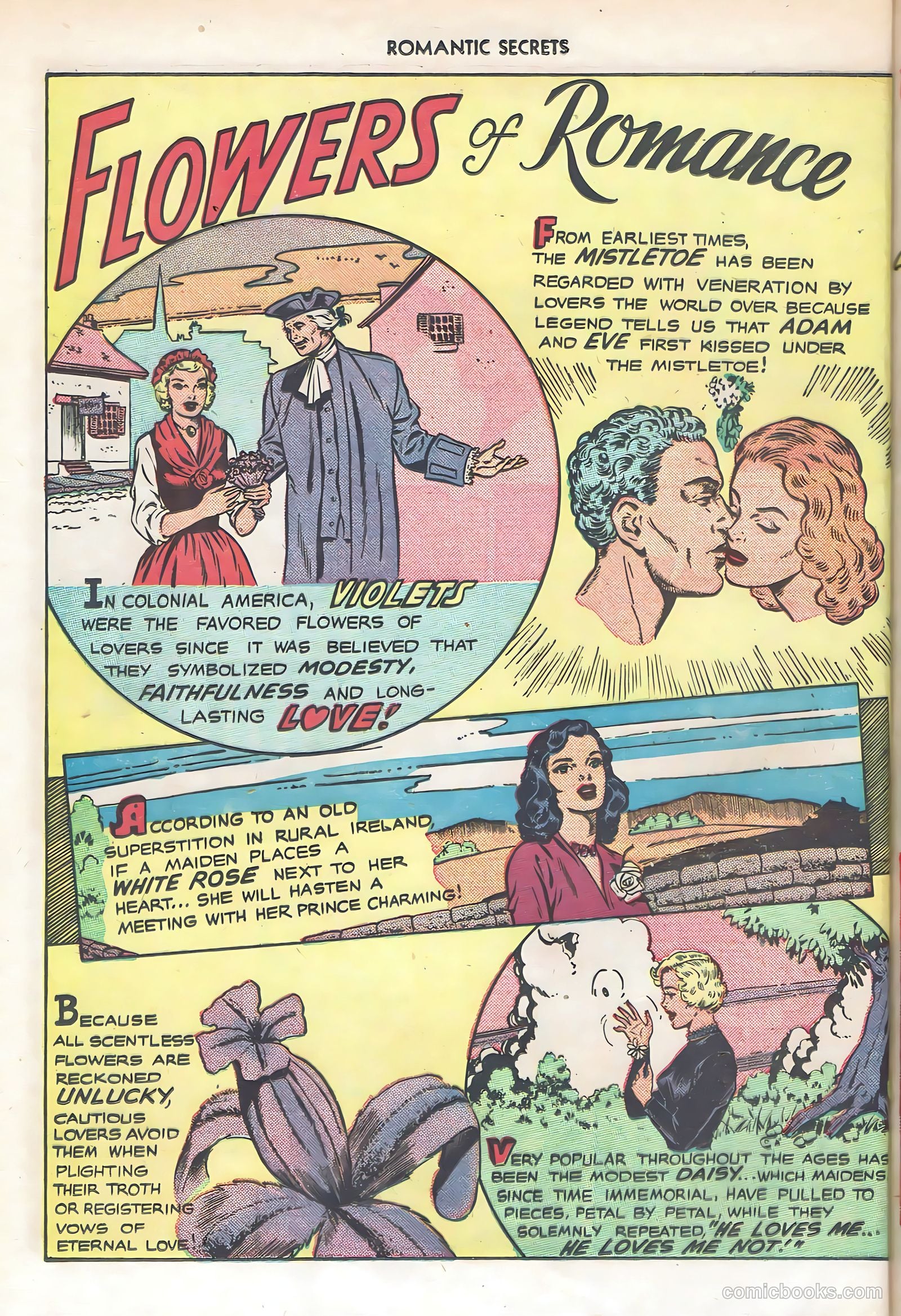 Romantic Secrets #6 (1956) — page 40 of 52