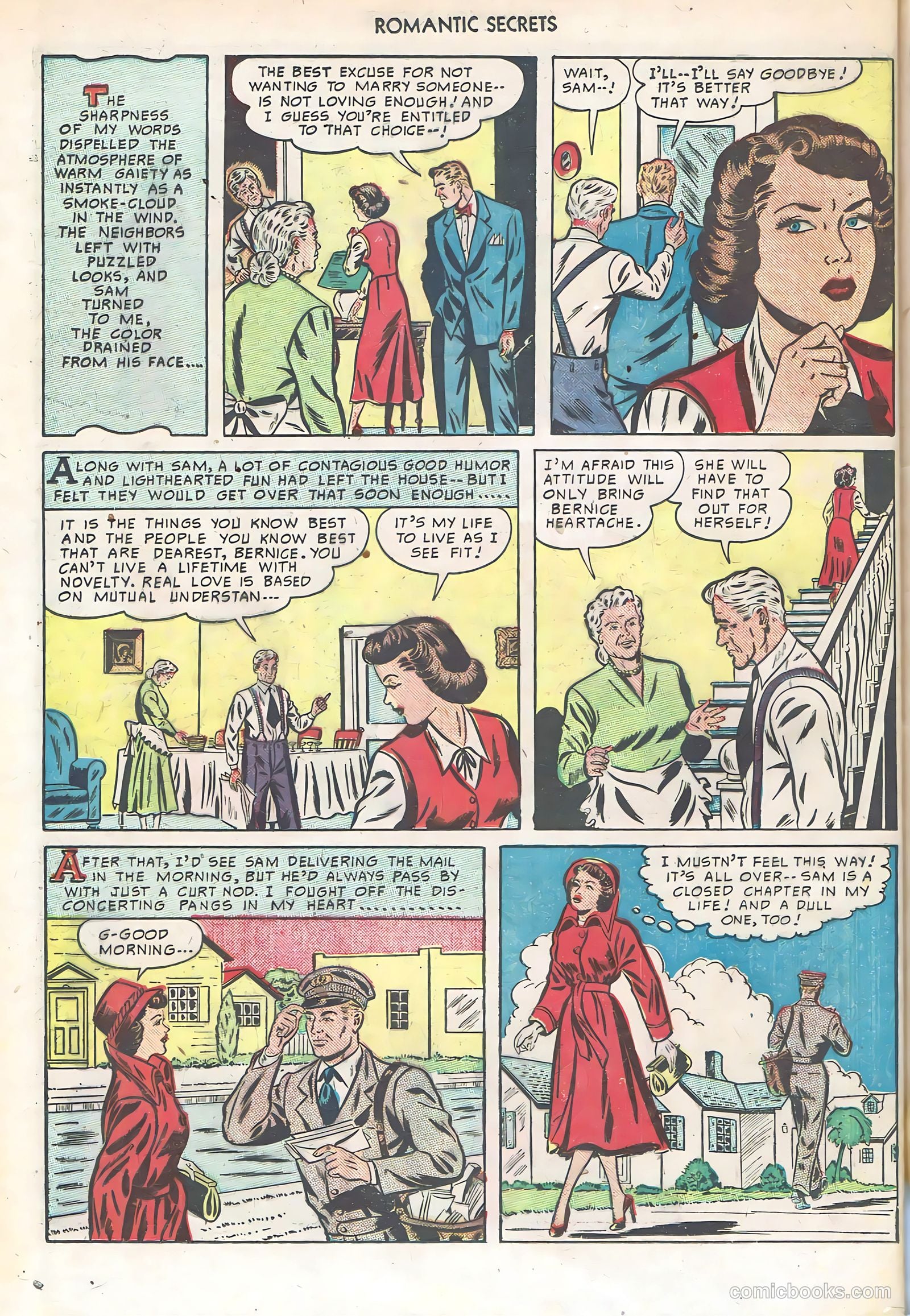 Romantic Secrets #6 (1956) — page 46 of 52