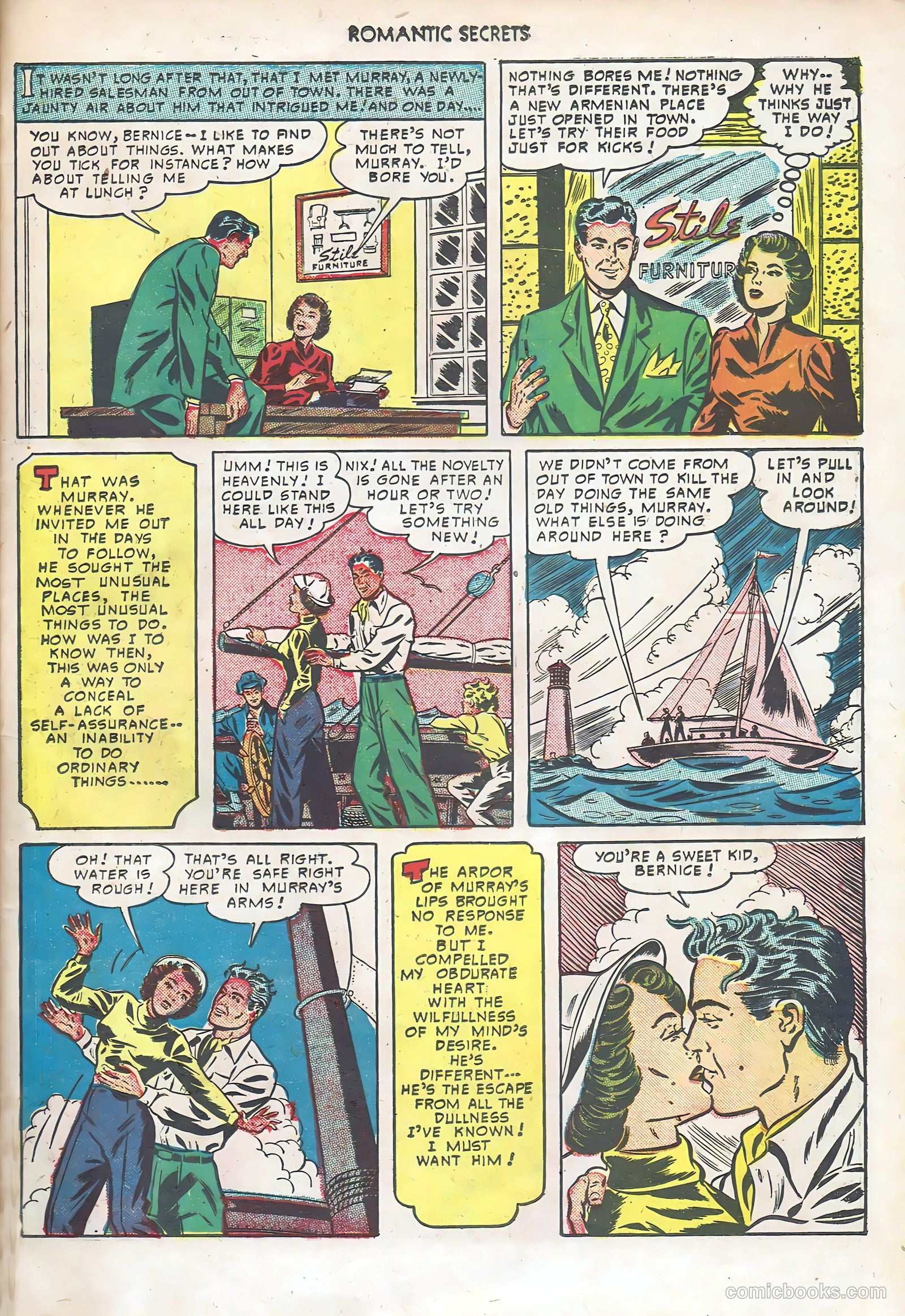 Romantic Secrets #6 (1956) — page 47 of 52