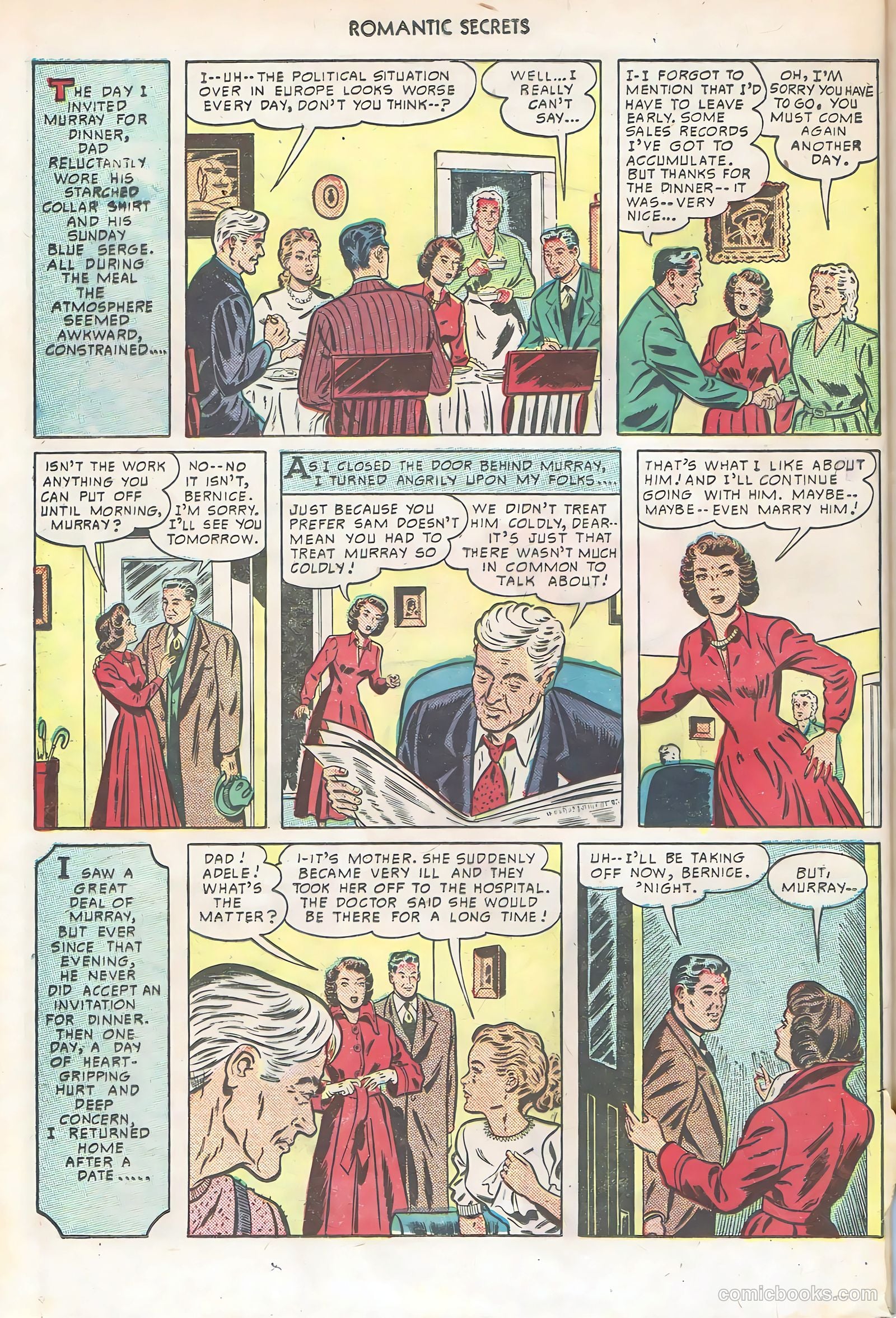Romantic Secrets #6 (1956) — page 48 of 52