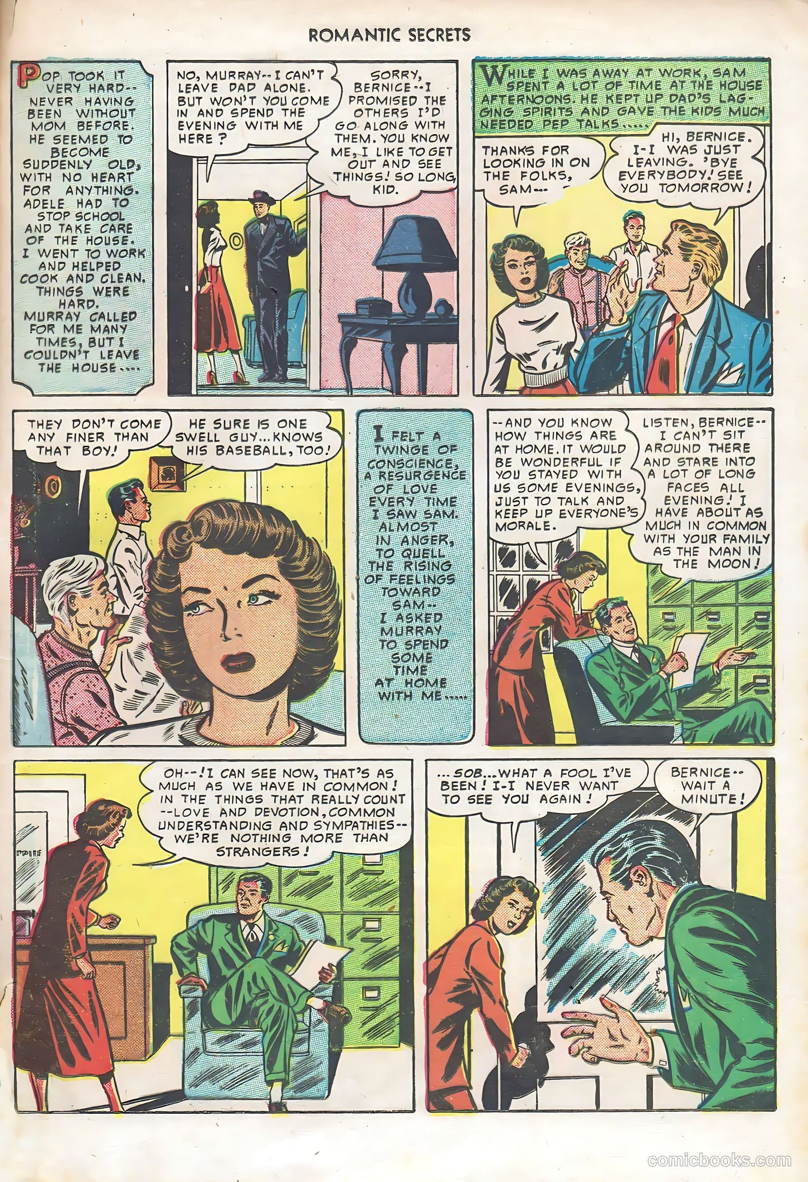 Romantic Secrets #6 (1956) — page 49 of 52