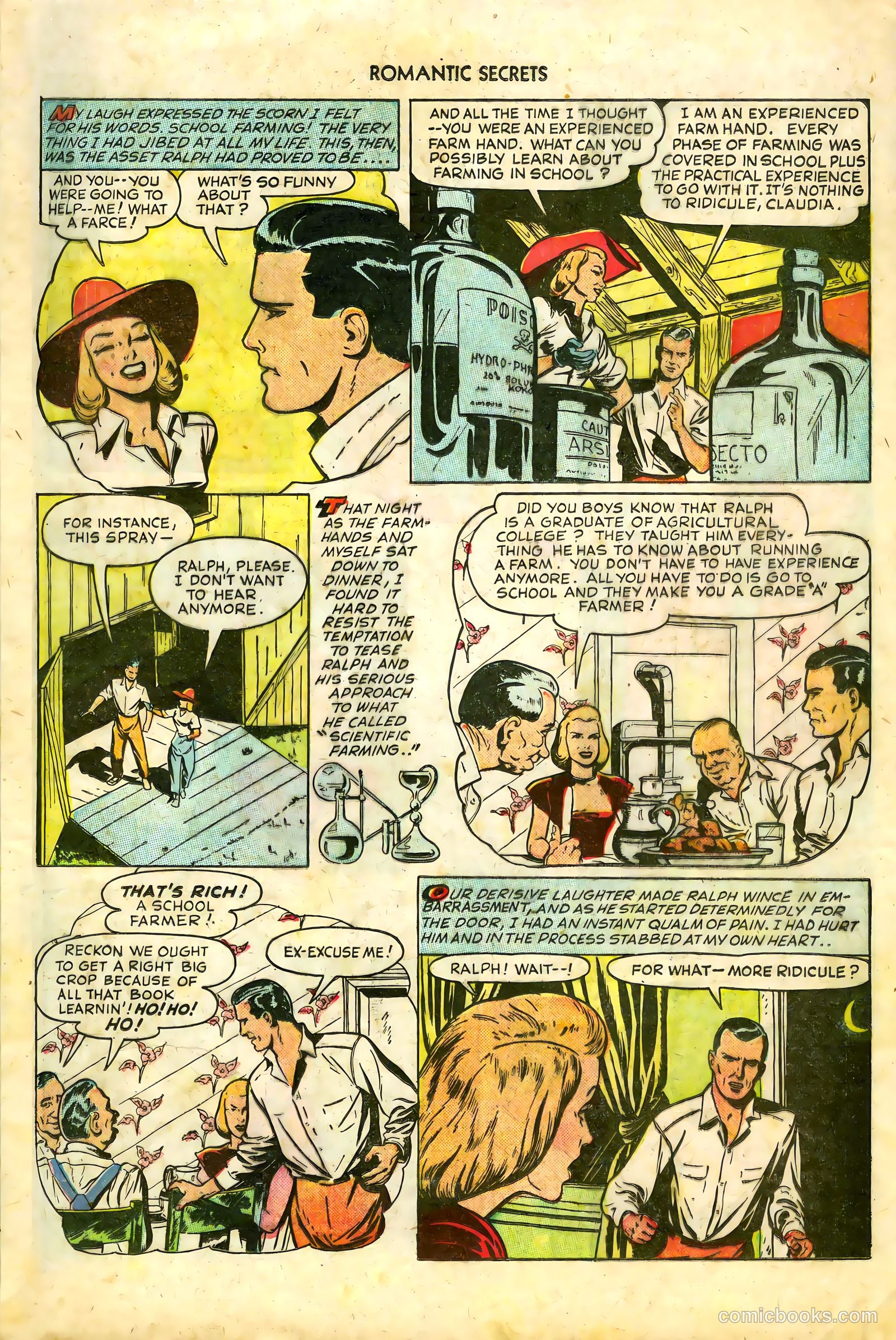 Romantic Secrets #7 (1950) — page 5 of 36