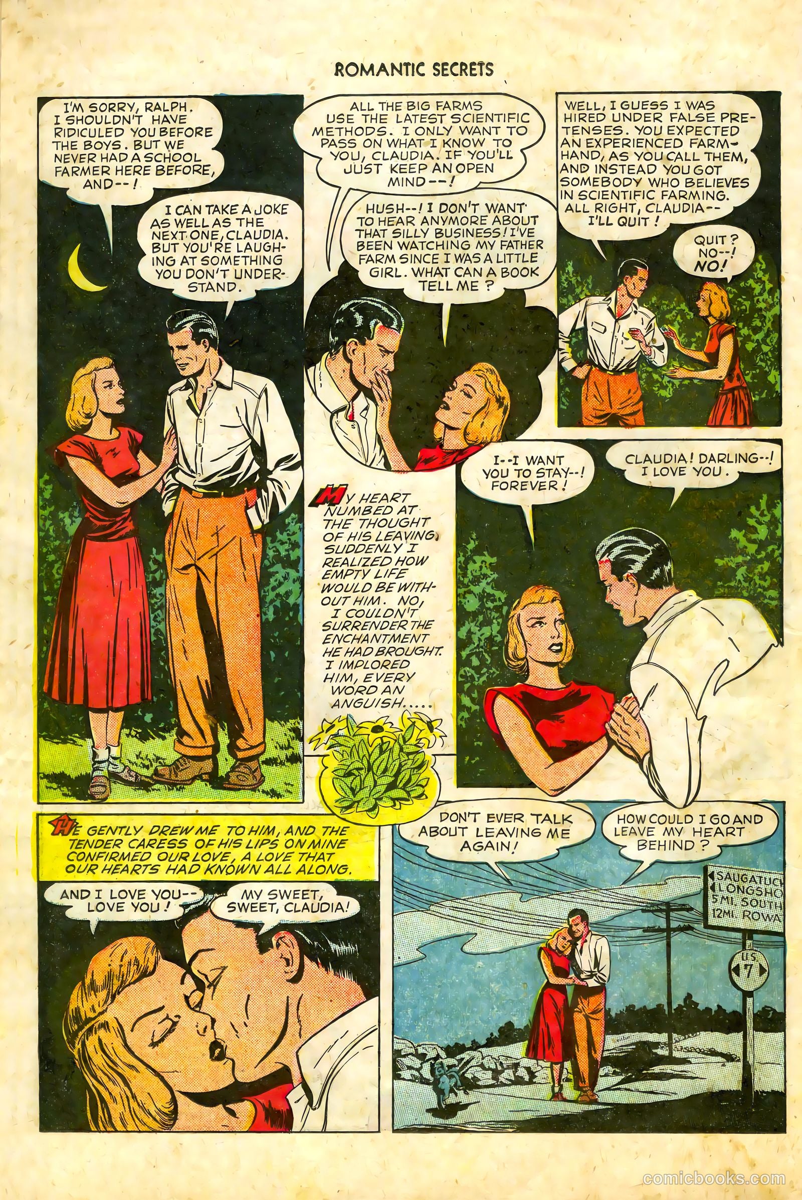 Romantic Secrets #7 (1950) — page 6 of 36