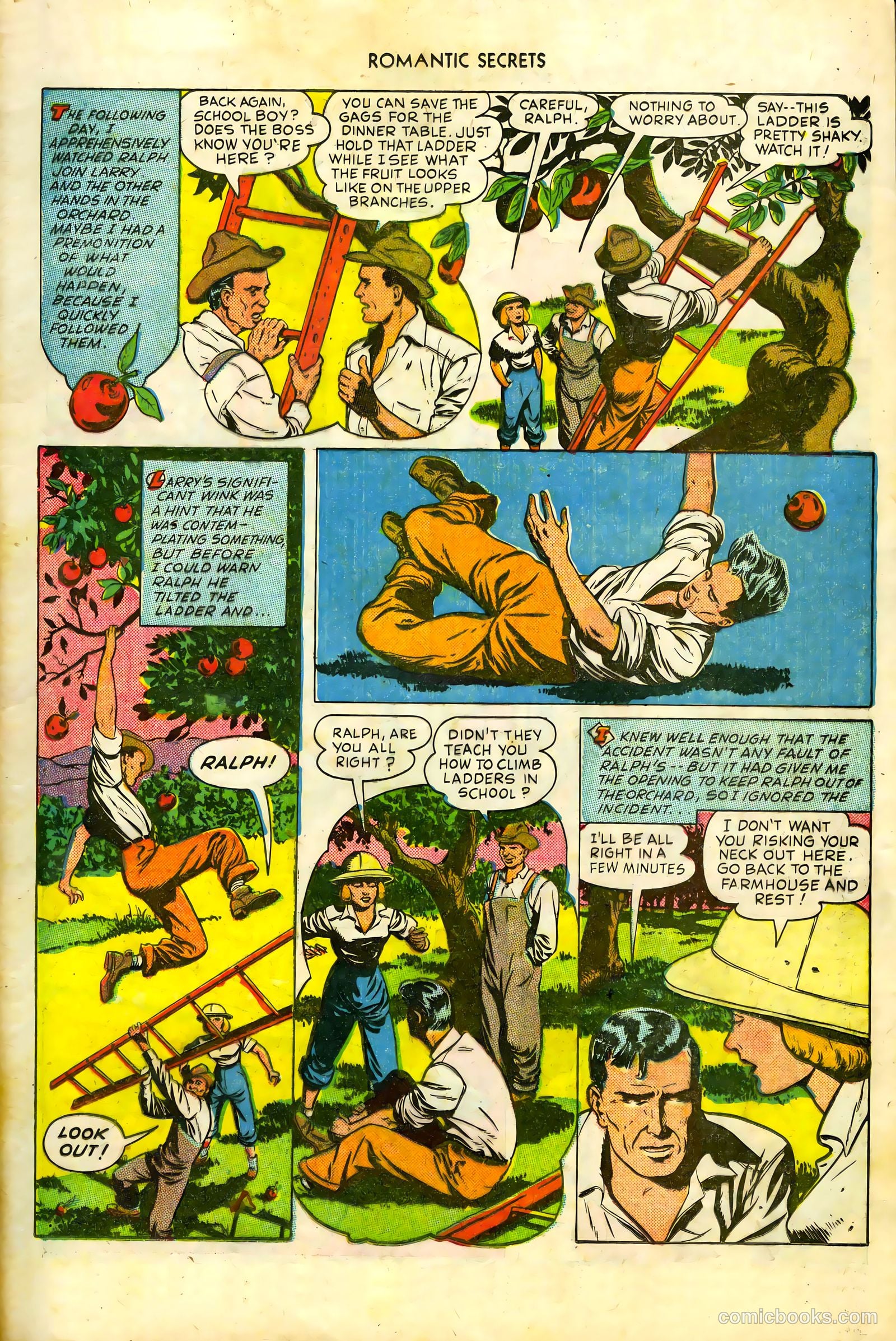 Romantic Secrets #7 (1950) — page 9 of 36
