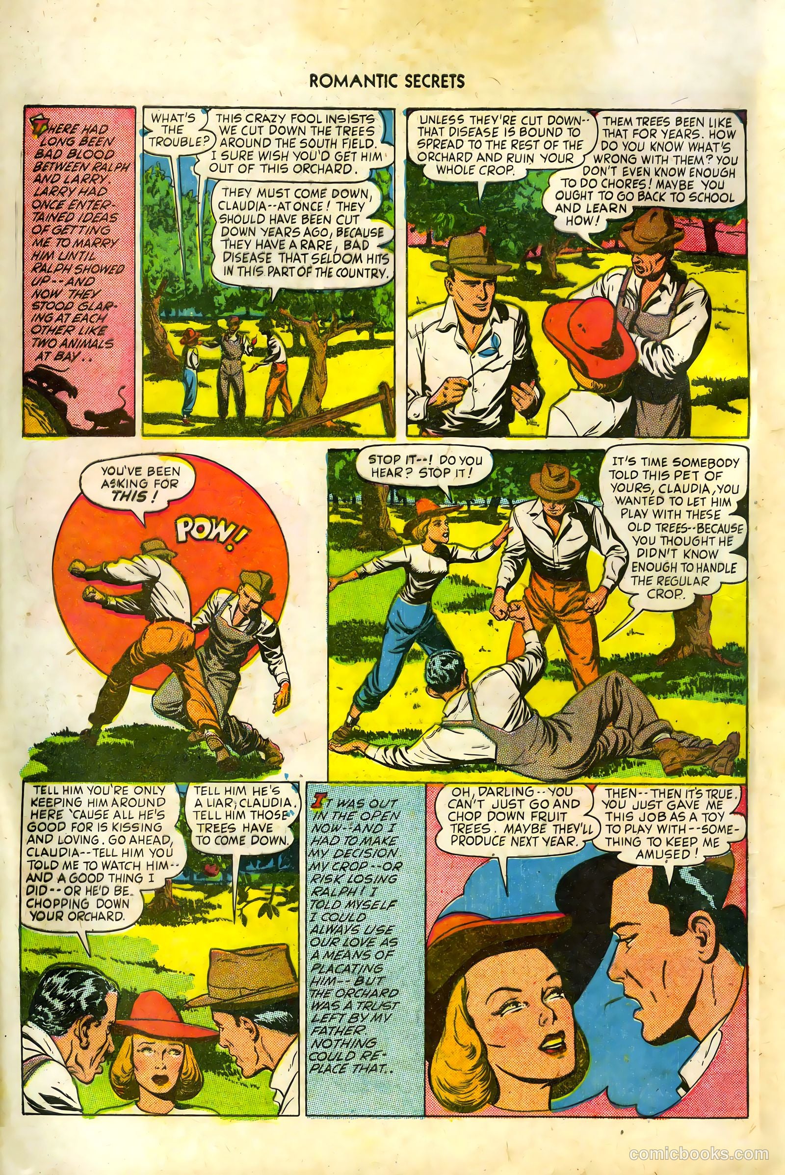 Romantic Secrets #7 (1950) — page 12 of 36