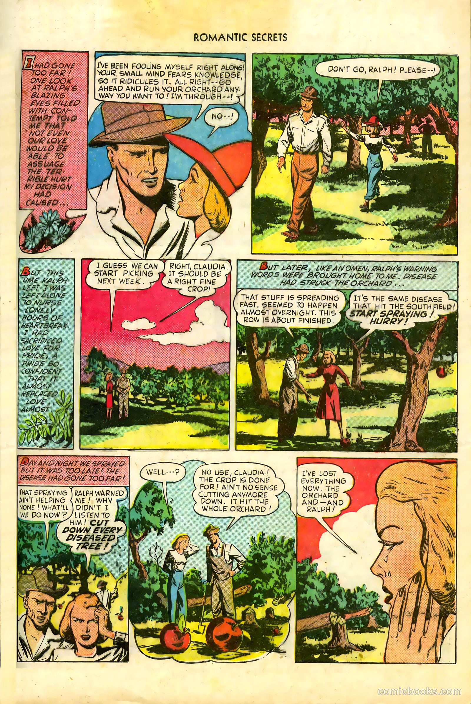 Romantic Secrets #7 (1950) — page 13 of 36