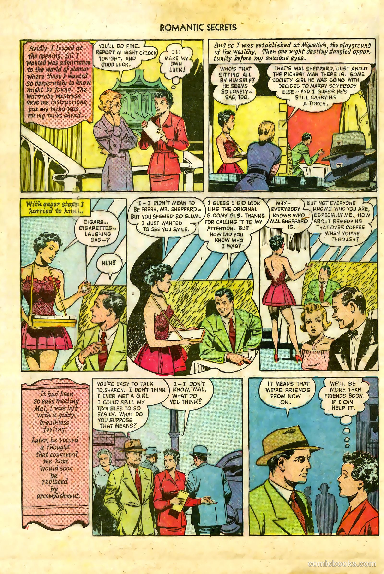 Romantic Secrets #7 (1950) — page 16 of 36