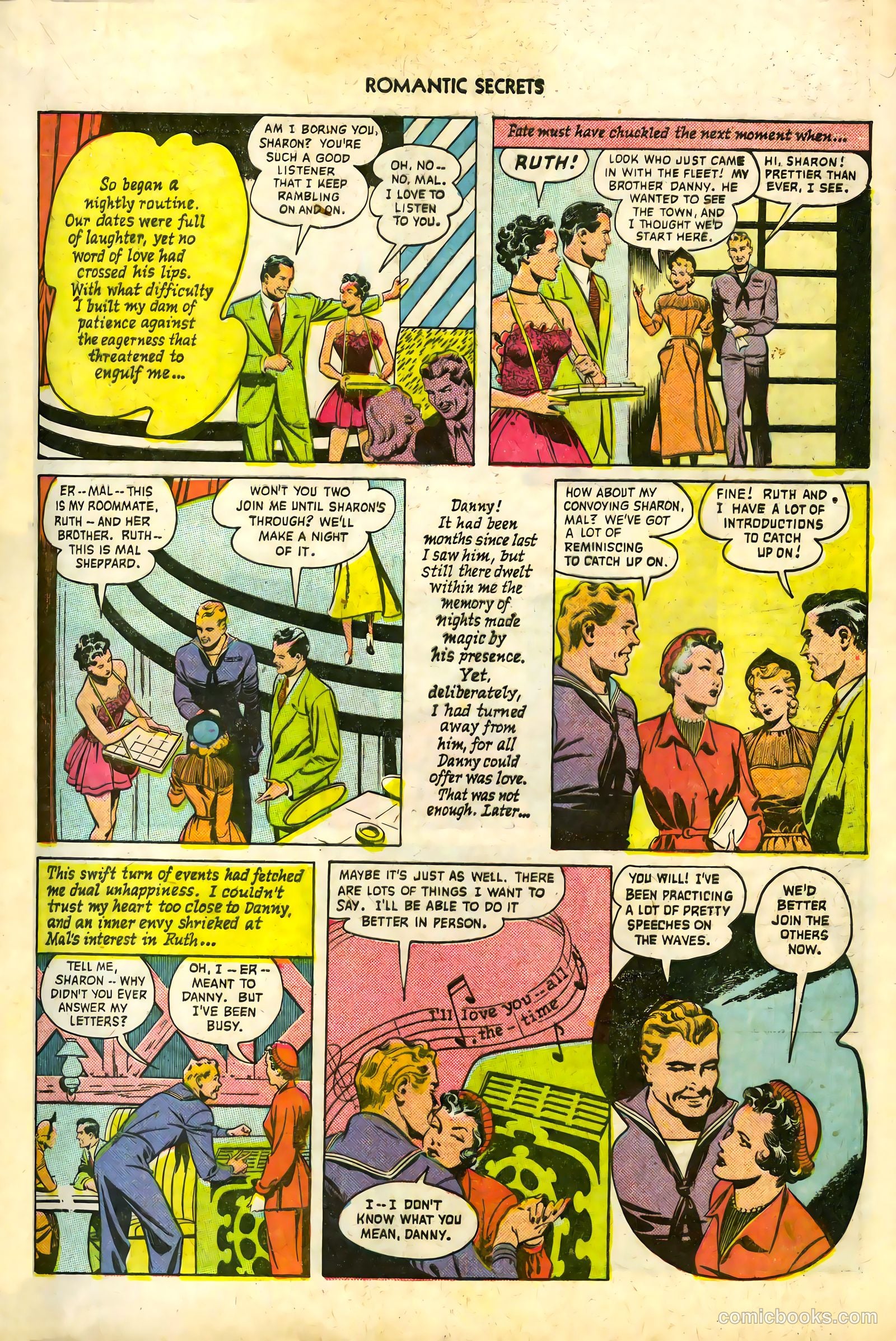 Romantic Secrets #7 (1950) — page 17 of 36