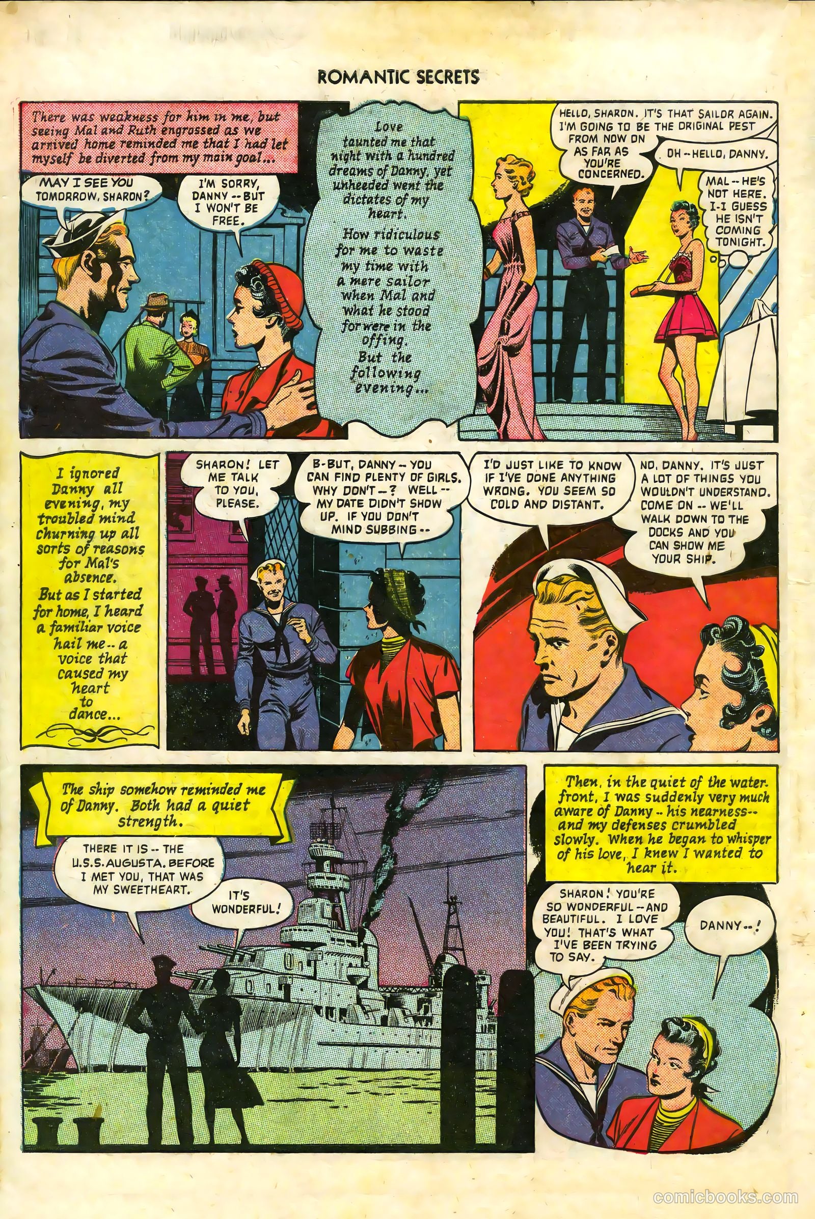 Romantic Secrets #7 (1950) — page 18 of 36