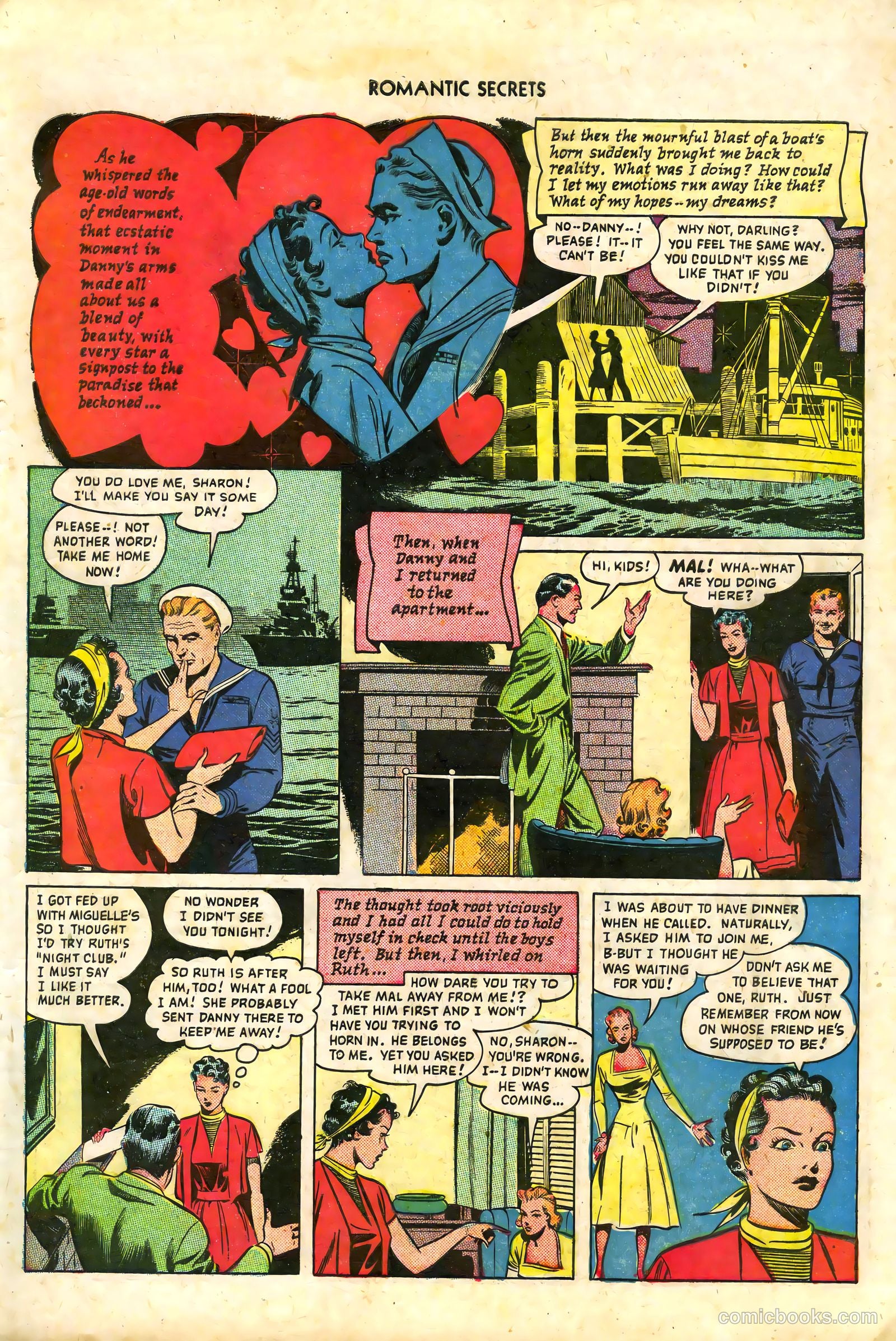 Romantic Secrets #7 (1950) — page 19 of 36