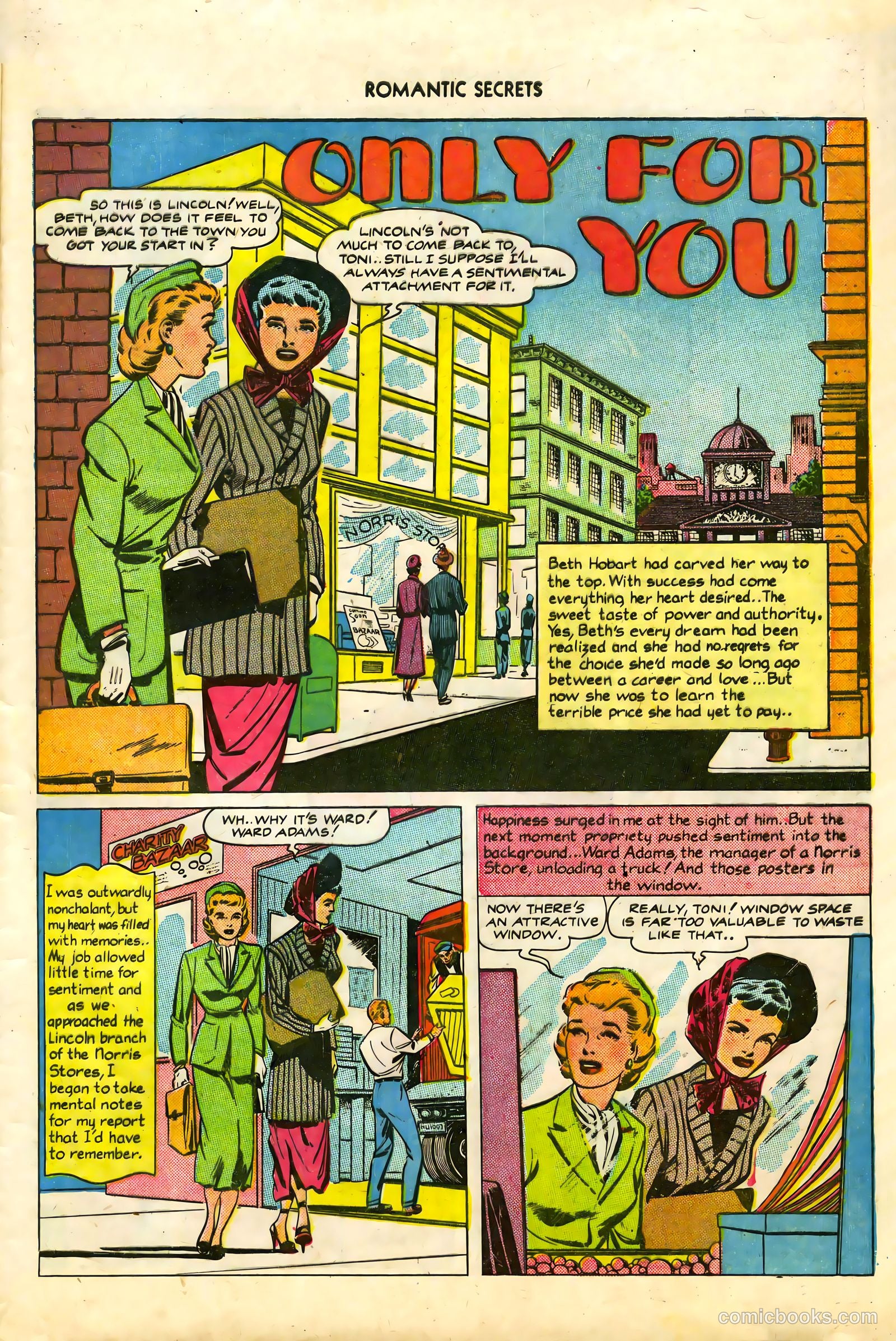 Romantic Secrets #7 (1950) — page 25 of 36