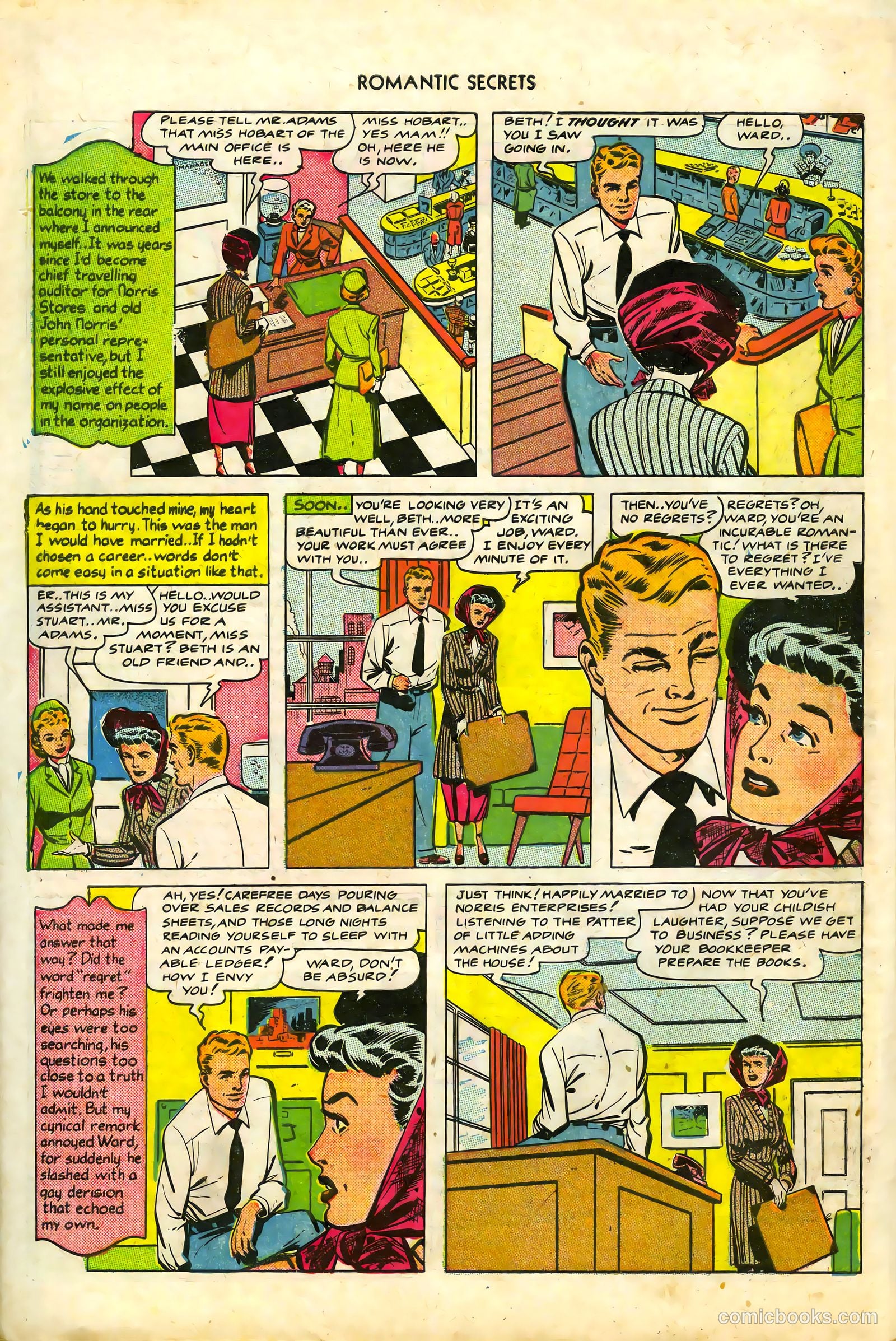Romantic Secrets #7 (1950) — page 26 of 36