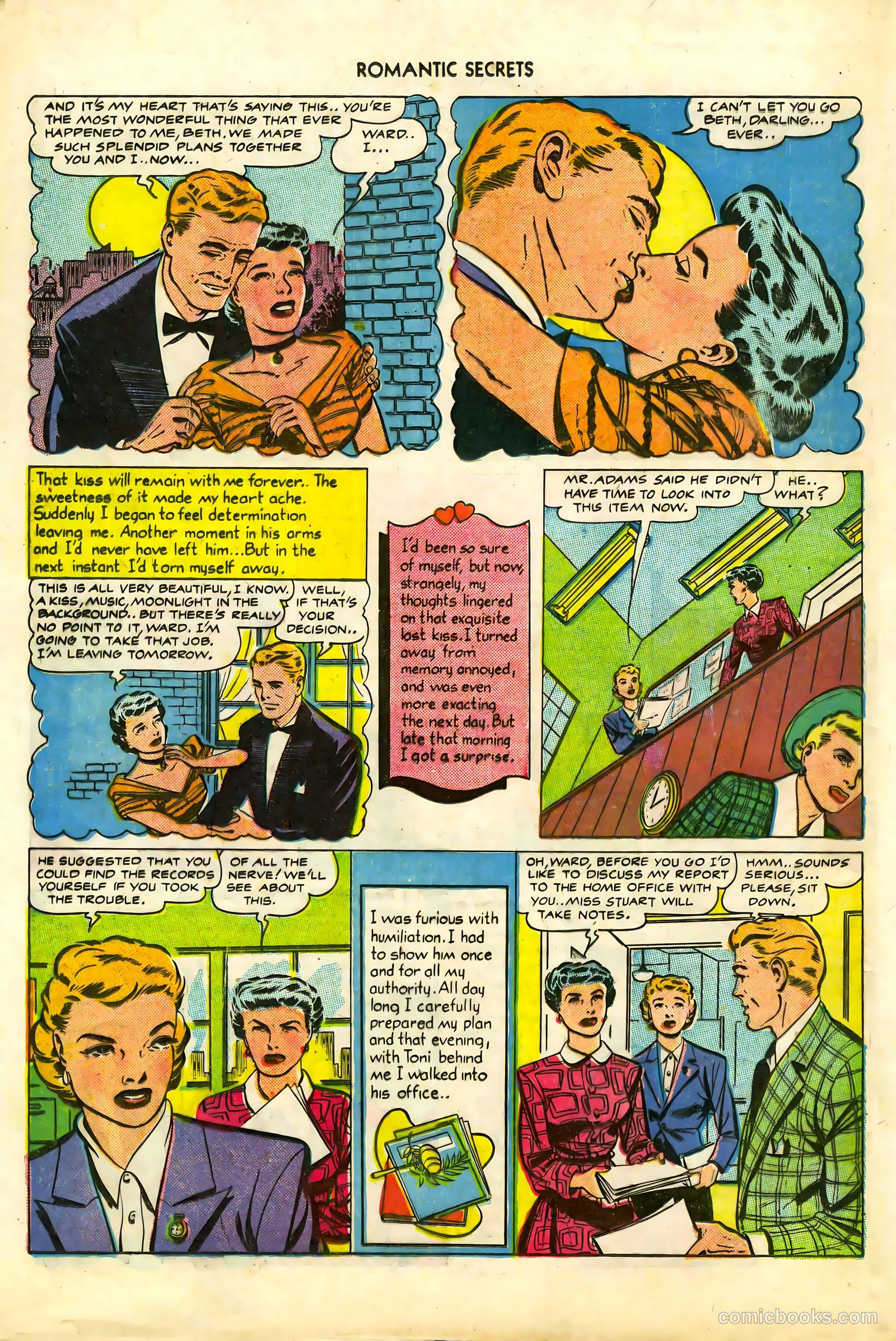 Romantic Secrets #7 (1950) — page 28 of 36