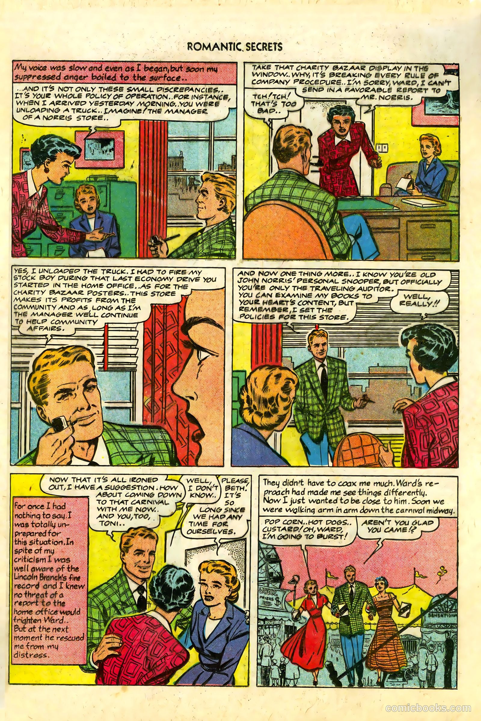 Romantic Secrets #7 (1950) — page 29 of 36