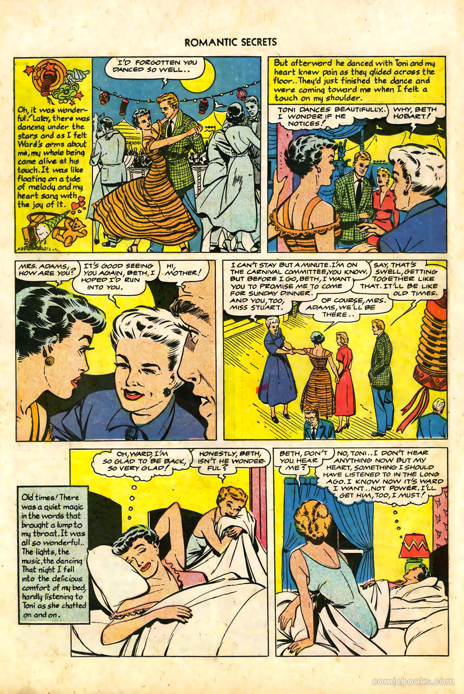 Romantic Secrets #7 (1950) — page 30 of 36