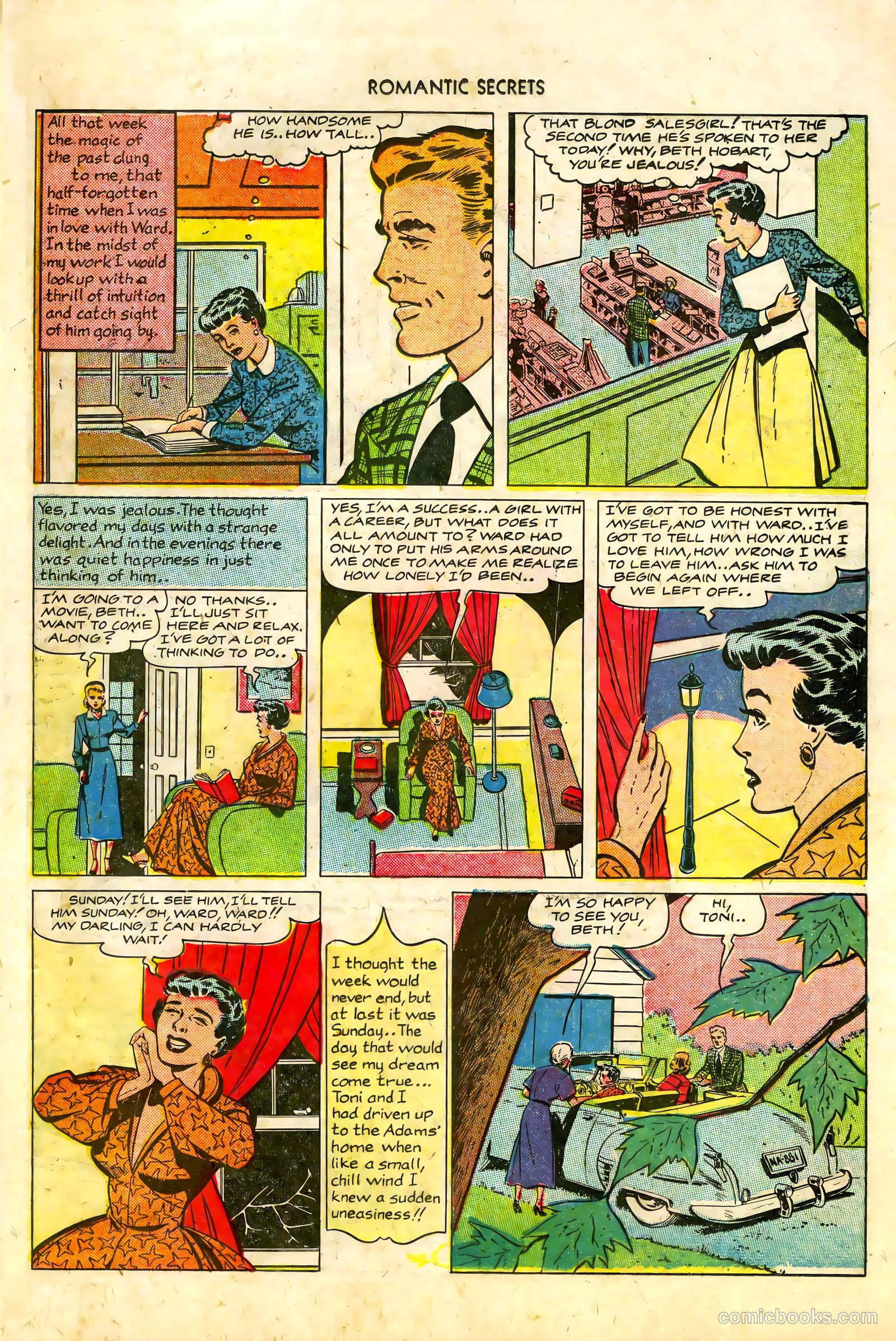 Romantic Secrets #7 (1950) — page 31 of 36