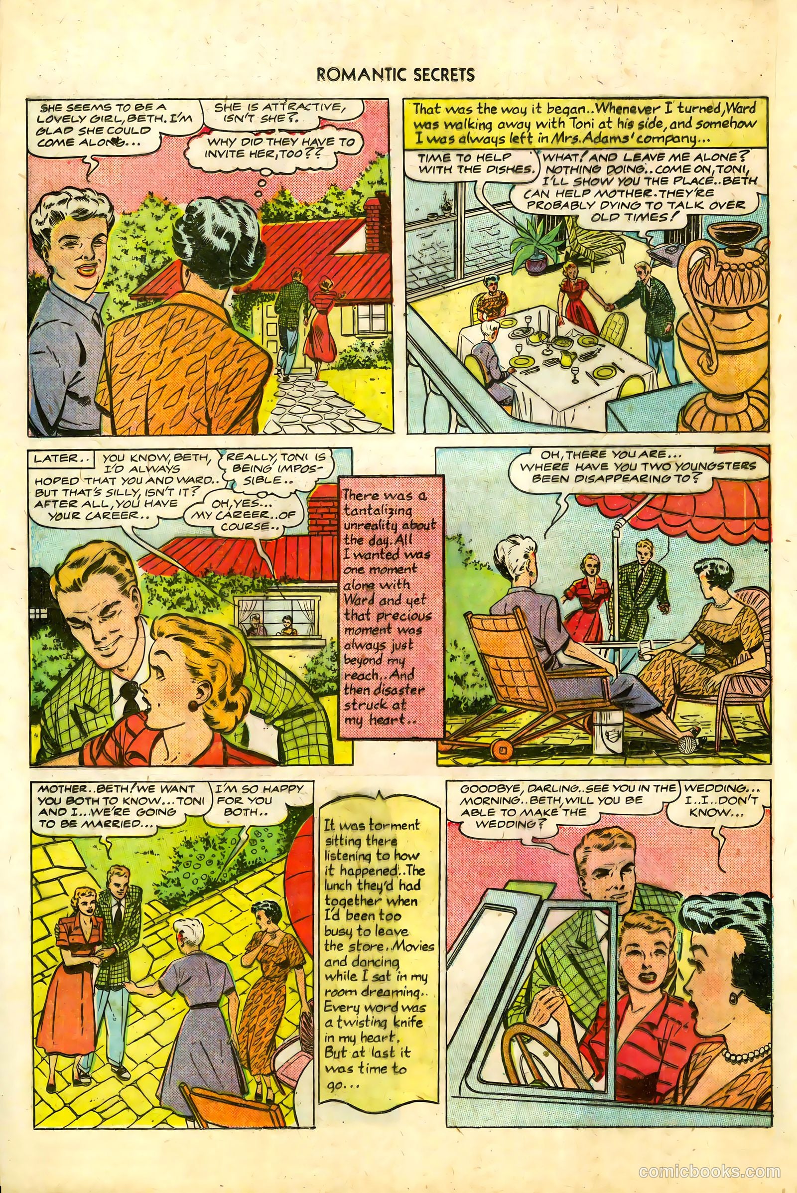 Romantic Secrets #7 (1950) — page 32 of 36