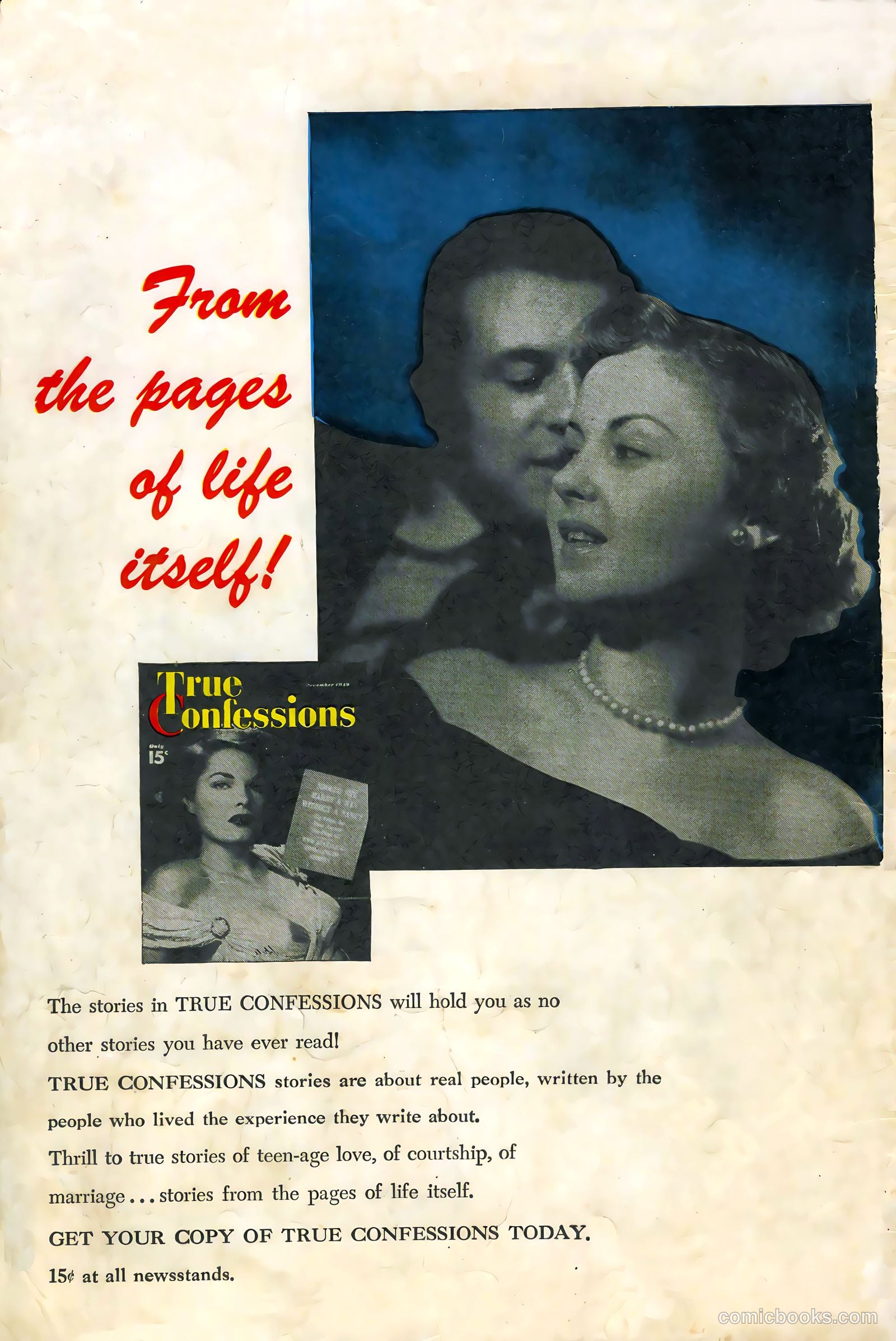 Romantic Secrets #7 (1950) — page 36 of 36
