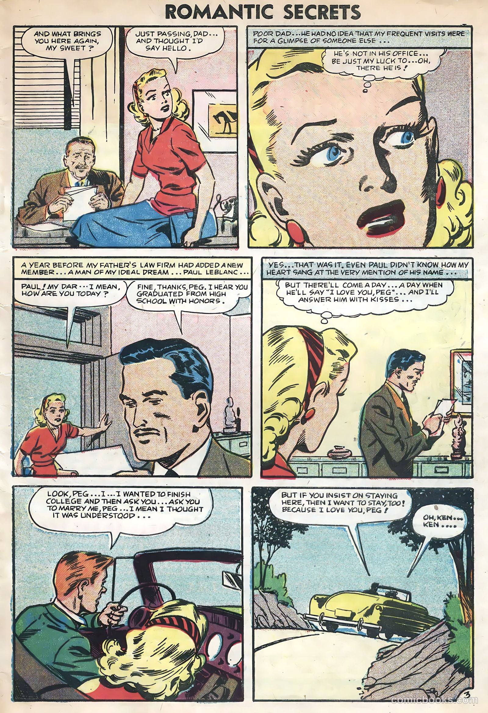 Romantic Secrets #7 (1956) — page 5 of 36