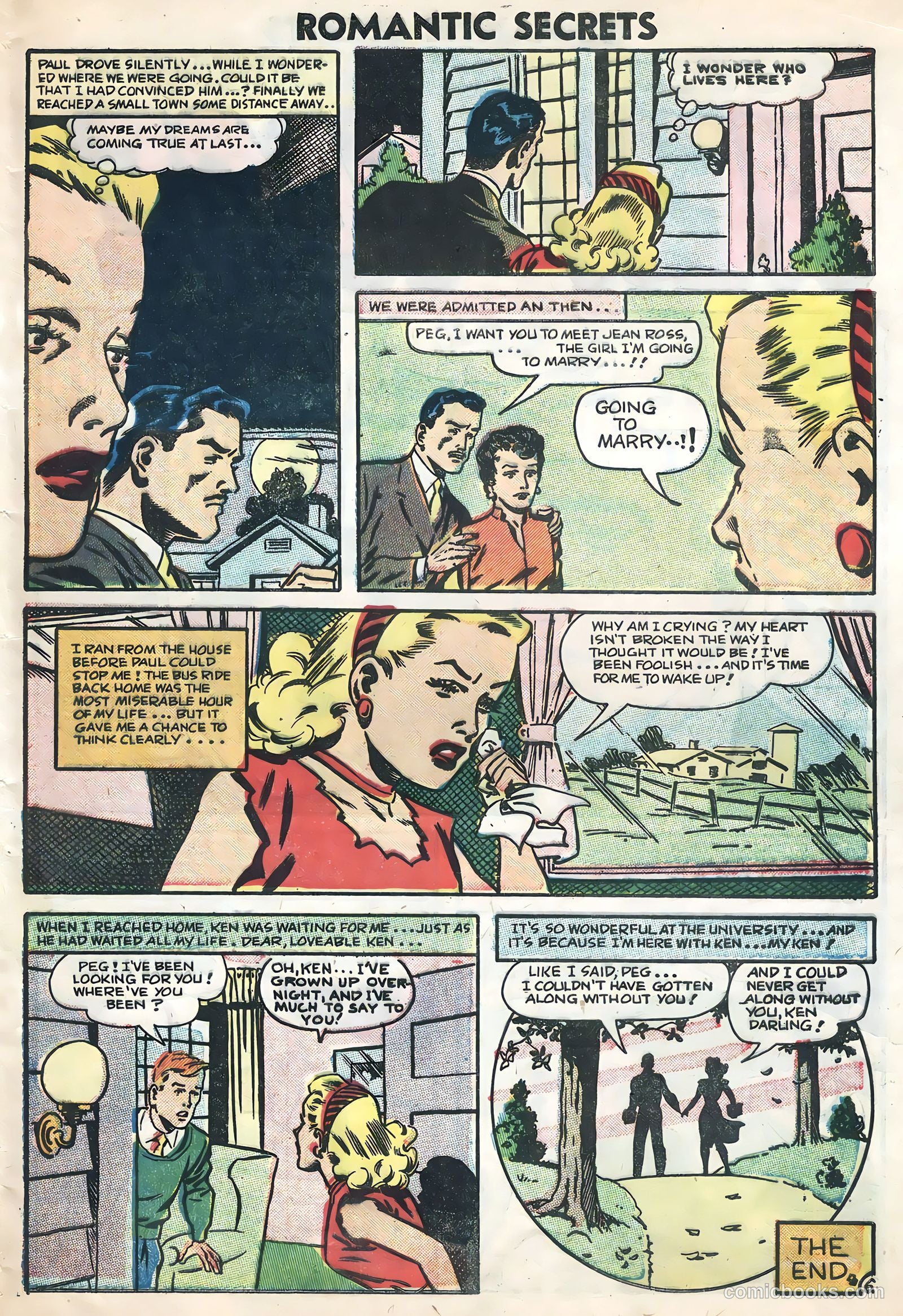 Romantic Secrets #7 (1956) — page 9 of 36