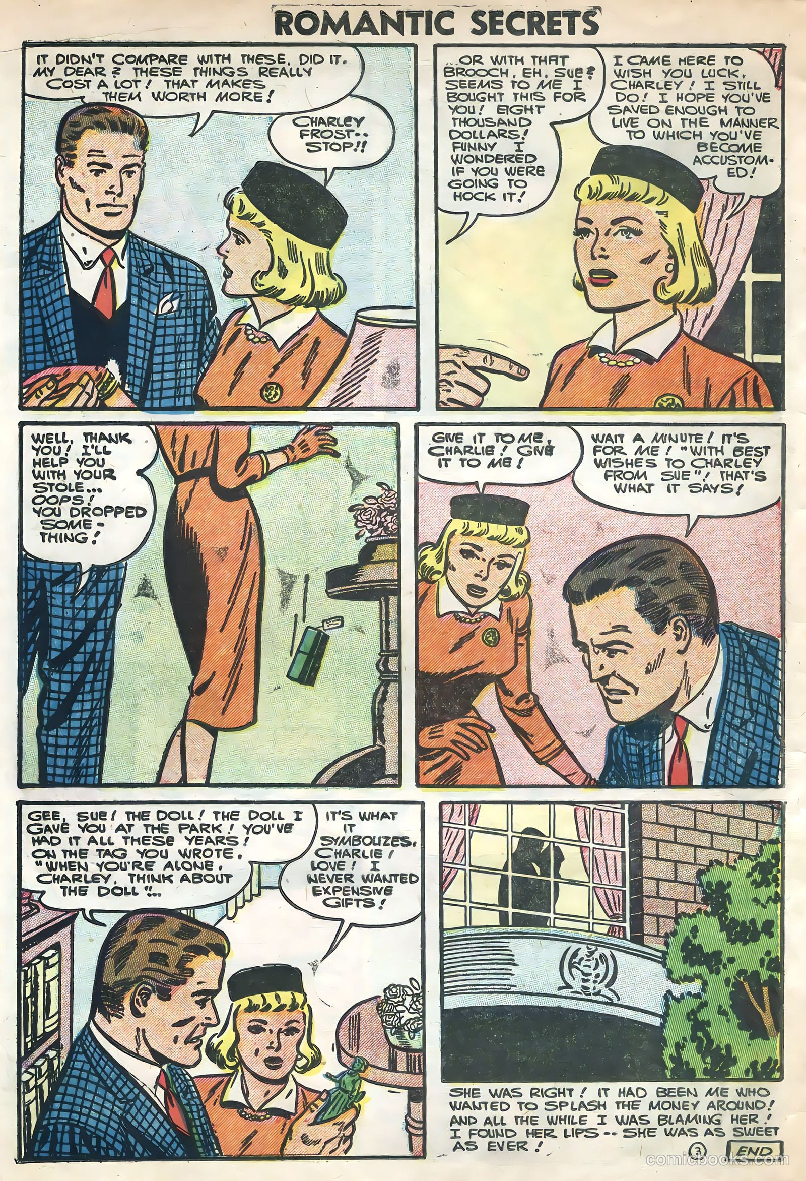 Romantic Secrets #7 (1956) — page 14 of 36